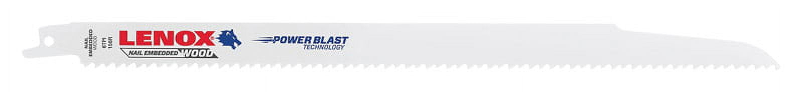 Lenox 20495B156R Tuff Tooth Reciprocating Saw Blade, 12"