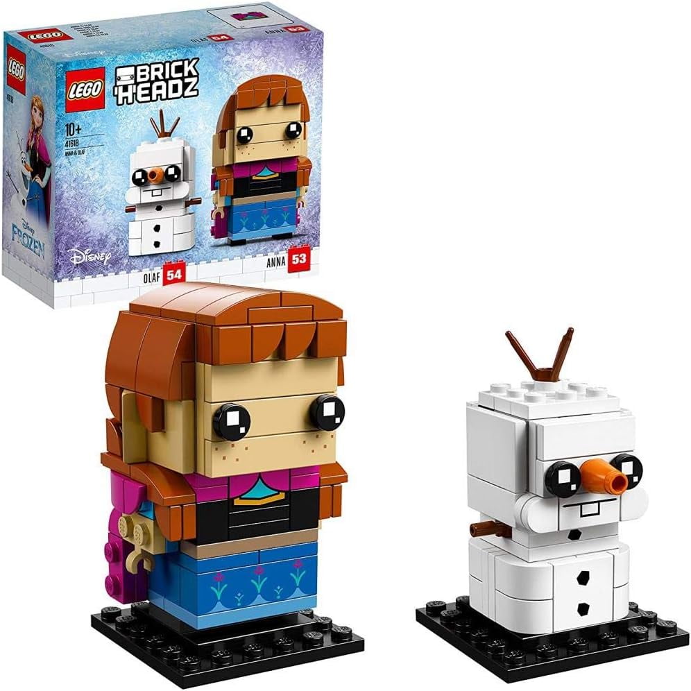 LEGO BrickHeadz Anna & Olaf 41618 Building Set (201 Pieces)