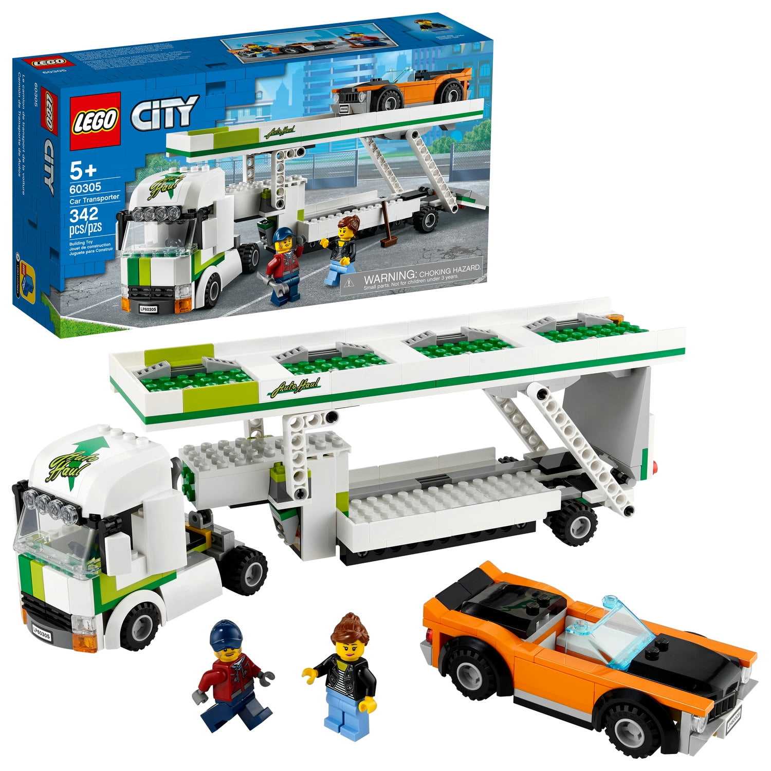 LEGO® City 60305 Car Transporter, New 2021 (342 Pieces)