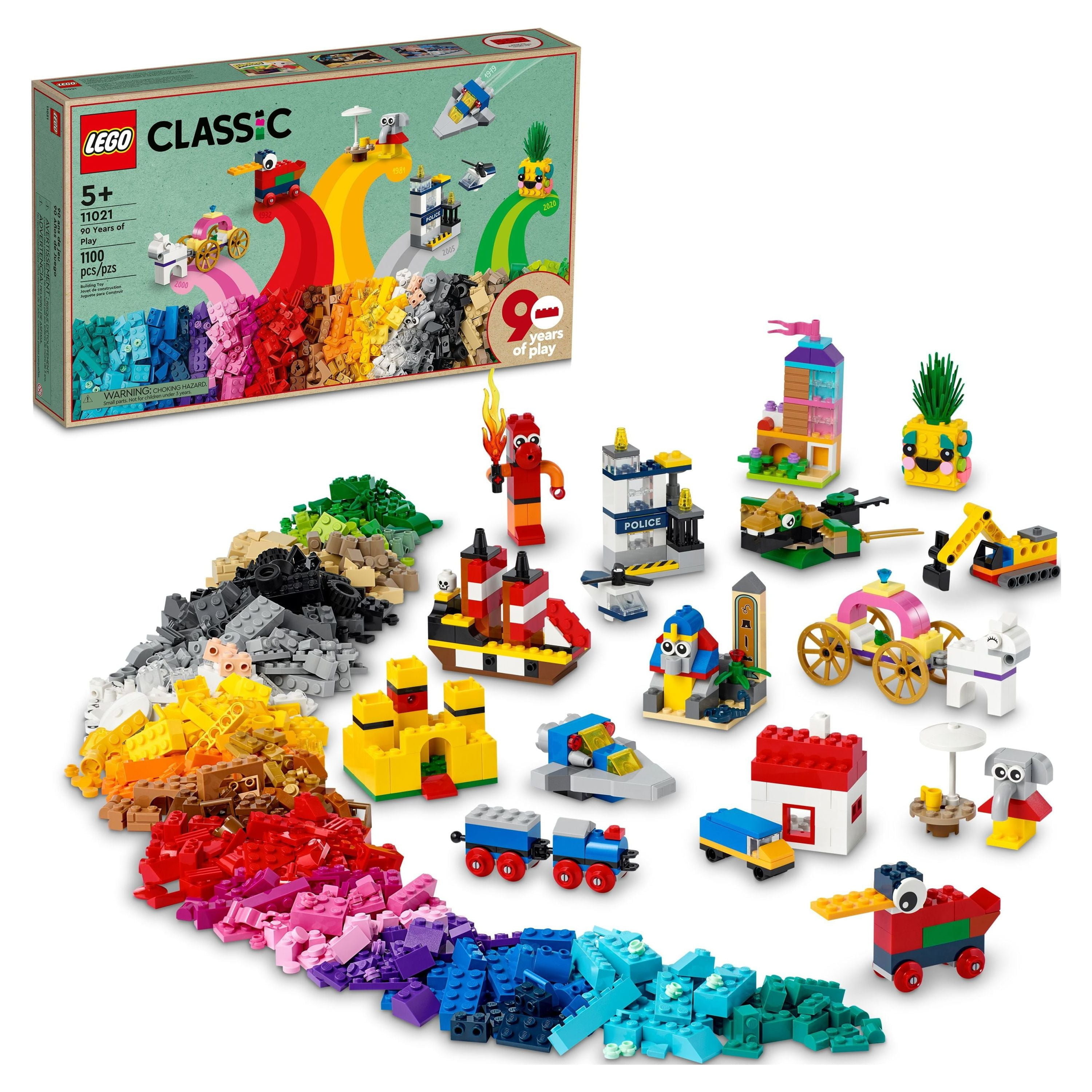 LEGO 6385798 Classic 90 Years of Play 11021 Toy Building Kit (1100 Pieces)