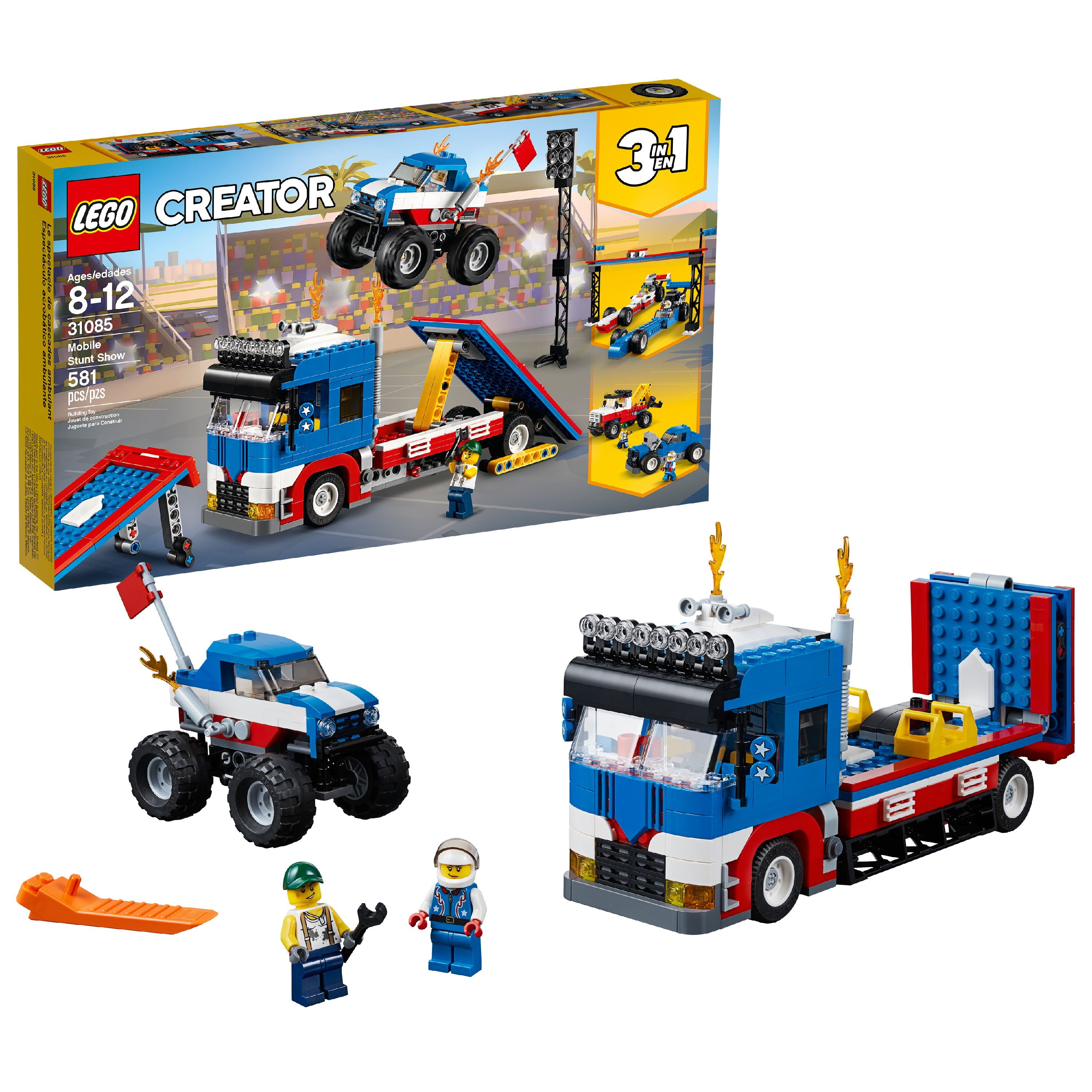 LEGO Creator 3in1 Mobile Stunt Show 31085 (581 Pieces)