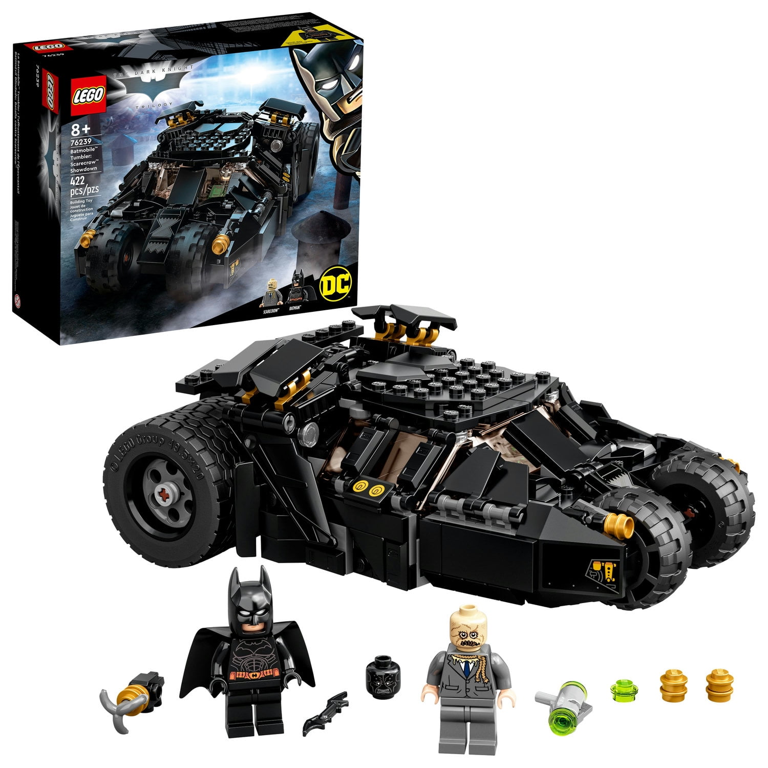 LEGO DC Batman Batmobile Tumbler Scarecrow Showdown (76239) Building Set, 422 Pieces