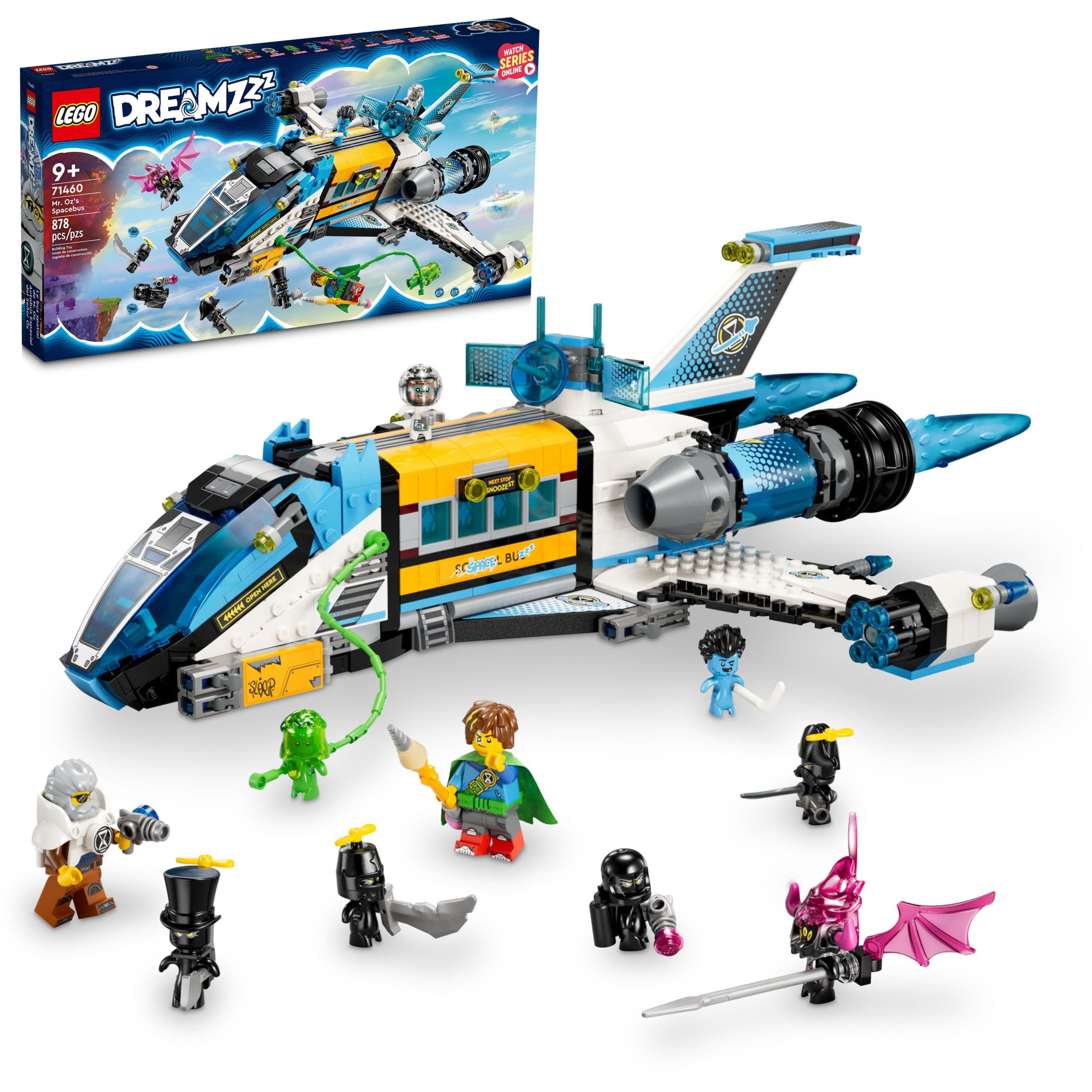 LEGO DREAMZzz Mr. Oz’s Spacebus 71460 Building Set, Spaceship Toy for Kids, Space Shuttle School Bus, Unique Space Travel Gift for 9+ Year Olds to Play on Their Own or With Friends