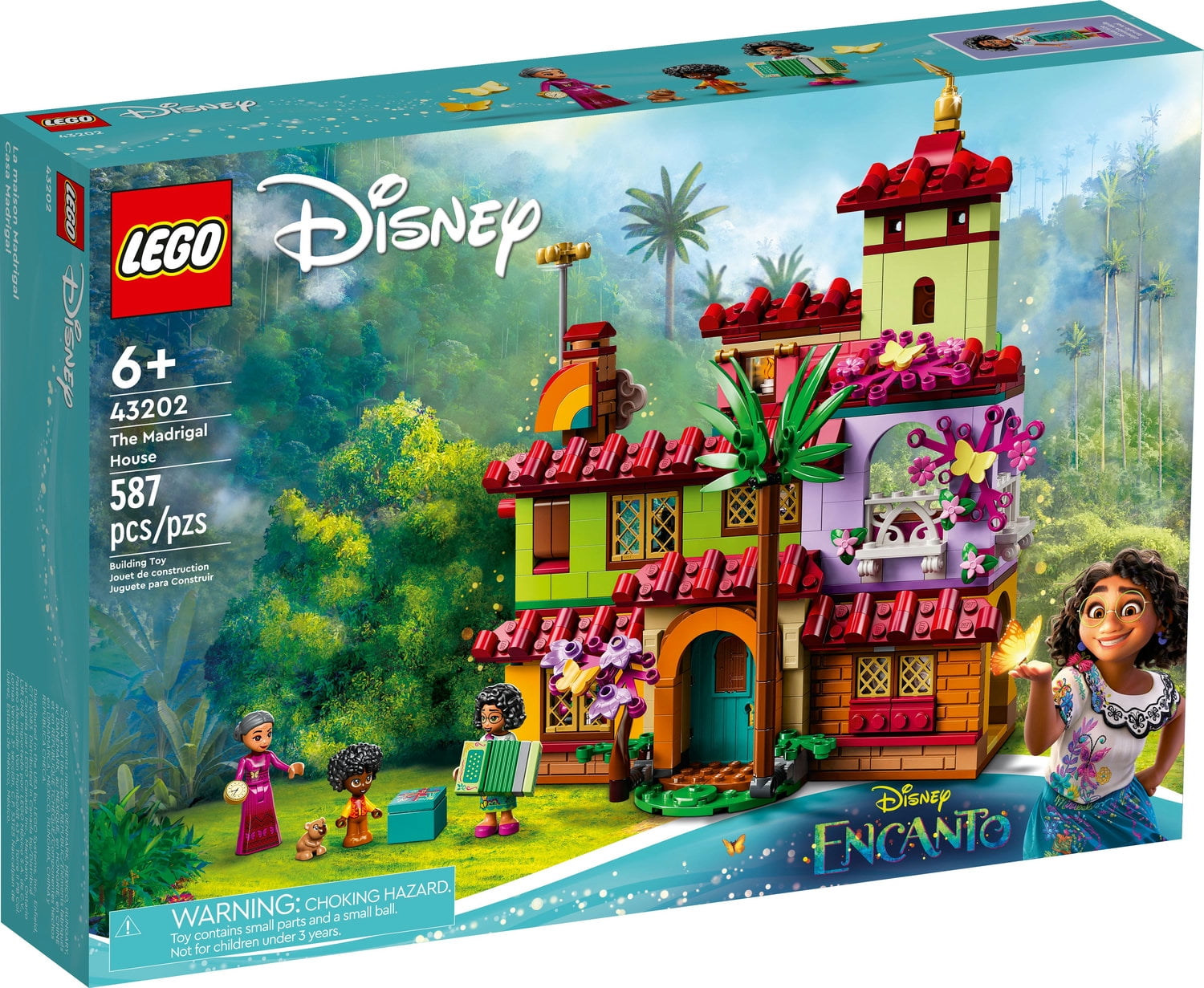 LEGO Disney Encanto The Madrigal House 43202 Building Kit; A Top Gift for Kids Who Love Construction Toys and House Play (587 Pieces)