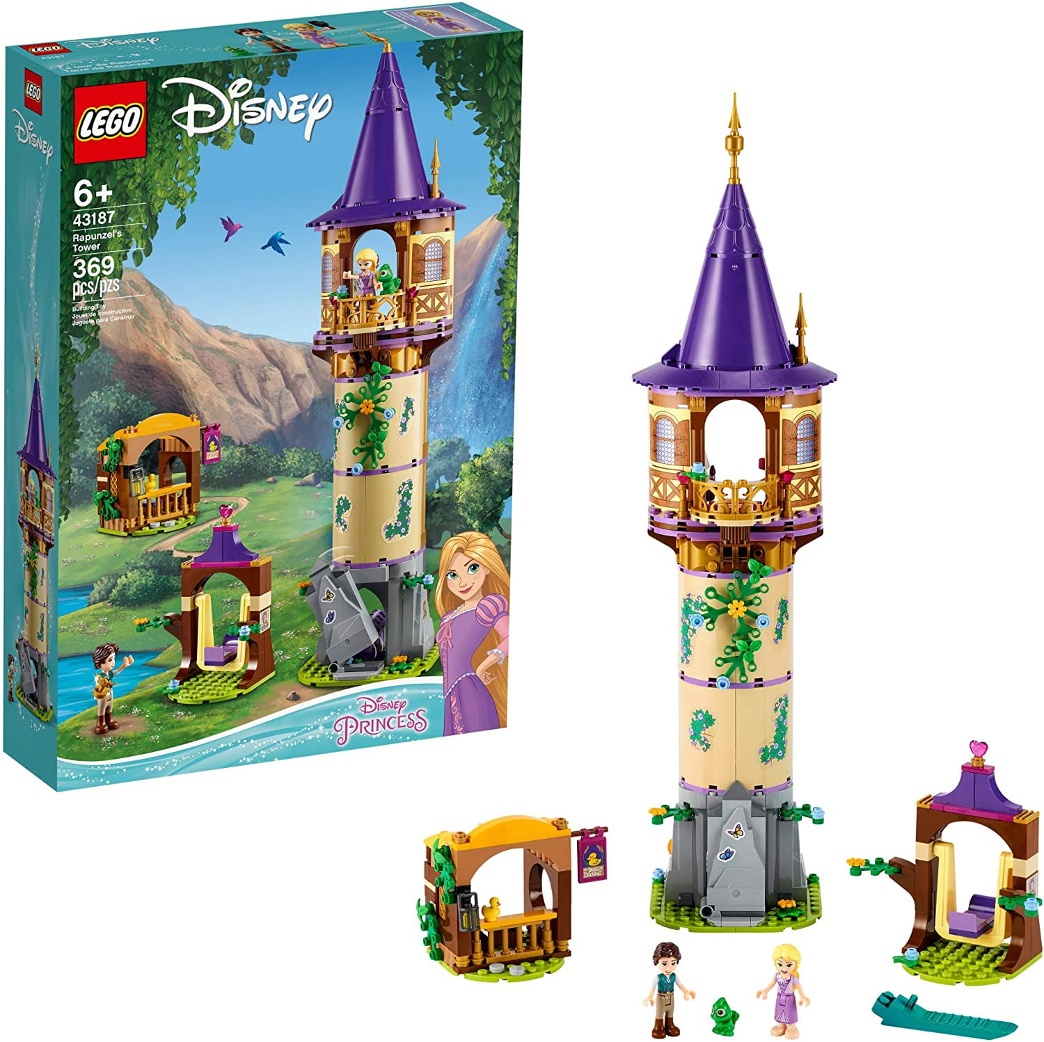 LEGO Disney Rapunzel’s Tower 43187 Building Kit, New 2020 (369 Pieces)