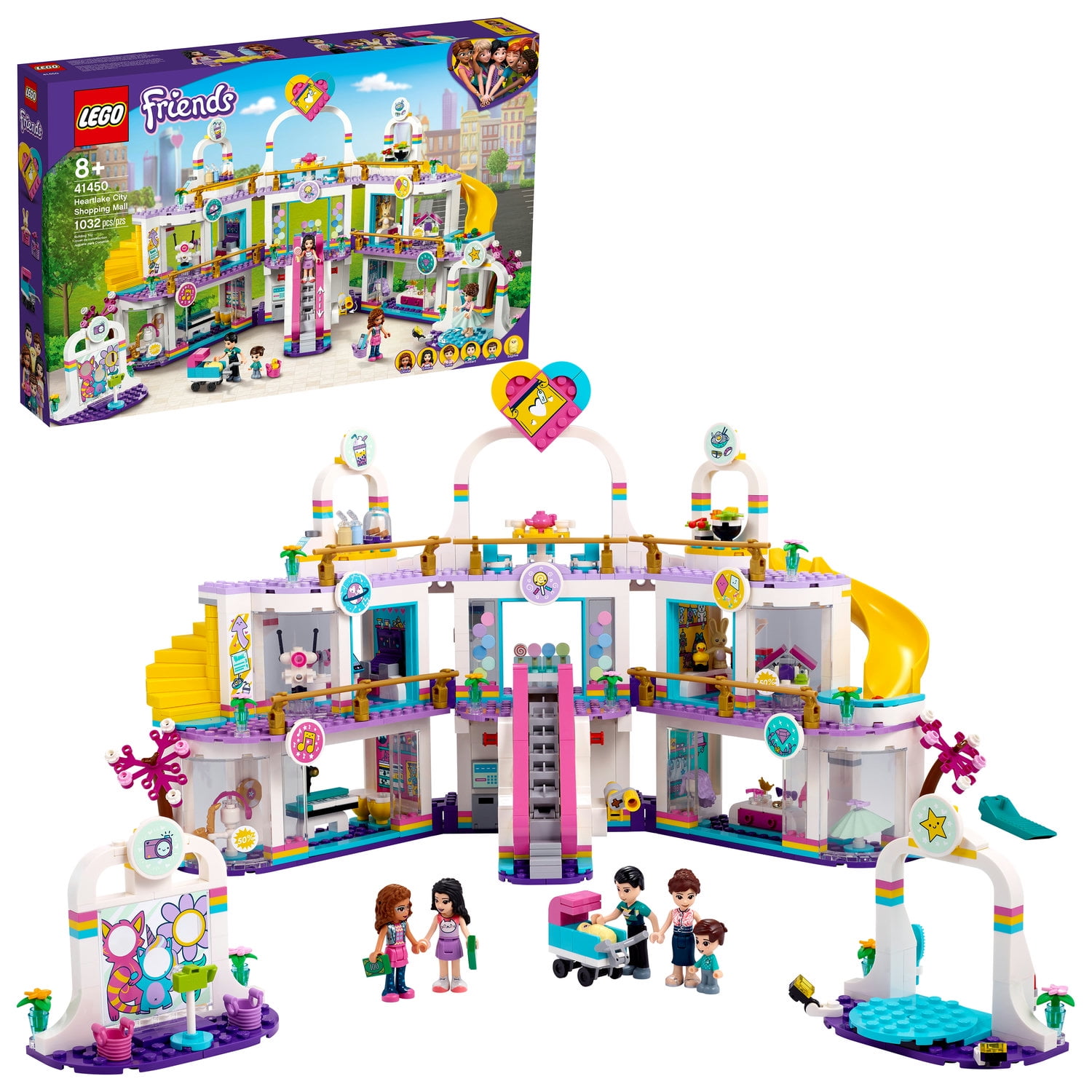 LEGO® Friends Heartlake City Shopping Mall 41450, New 2021 (650 Pieces)