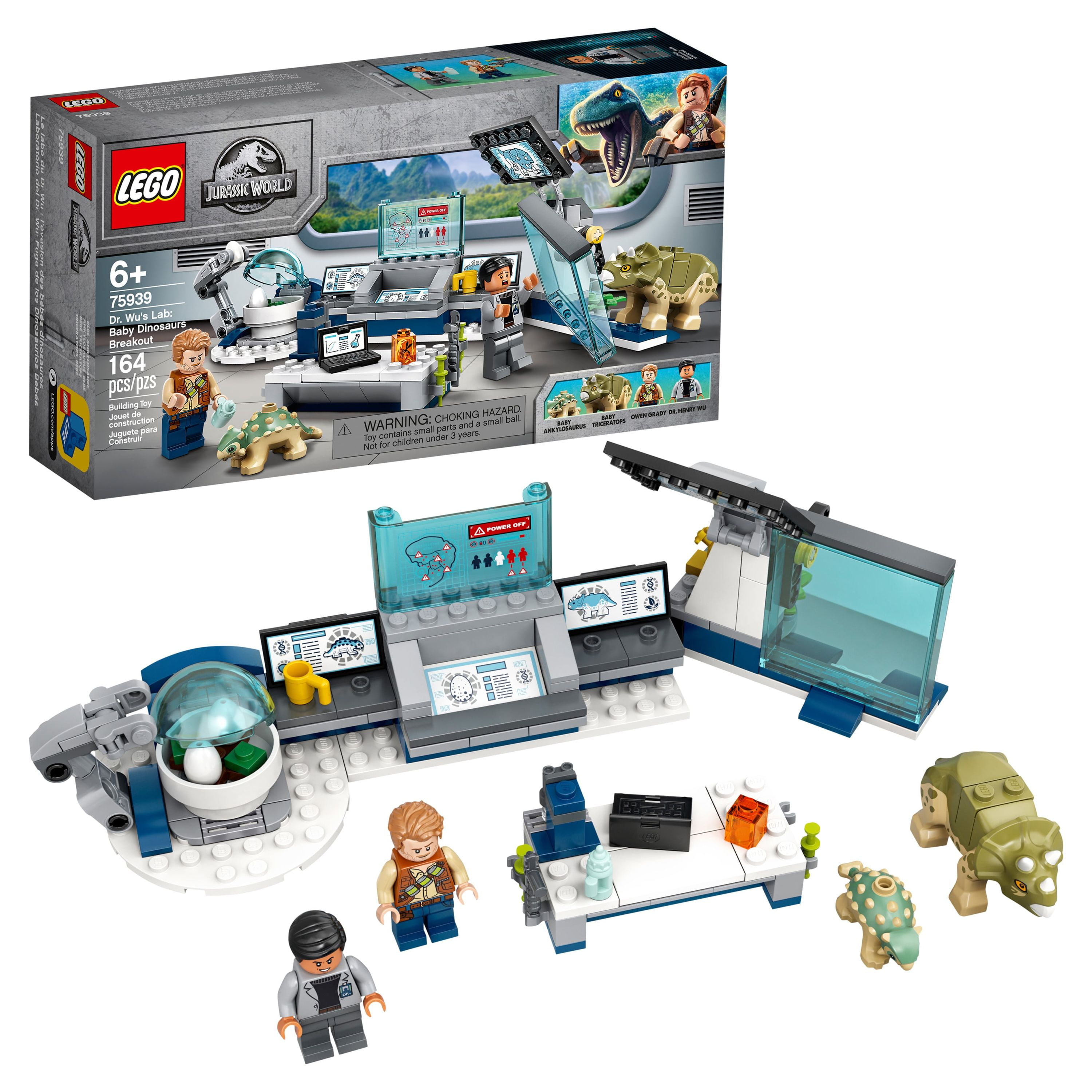 LEGO Jurassic World Dr. Wu's Lab: Baby Dinosaurs Breakout Set (75939) [RETIRED]
