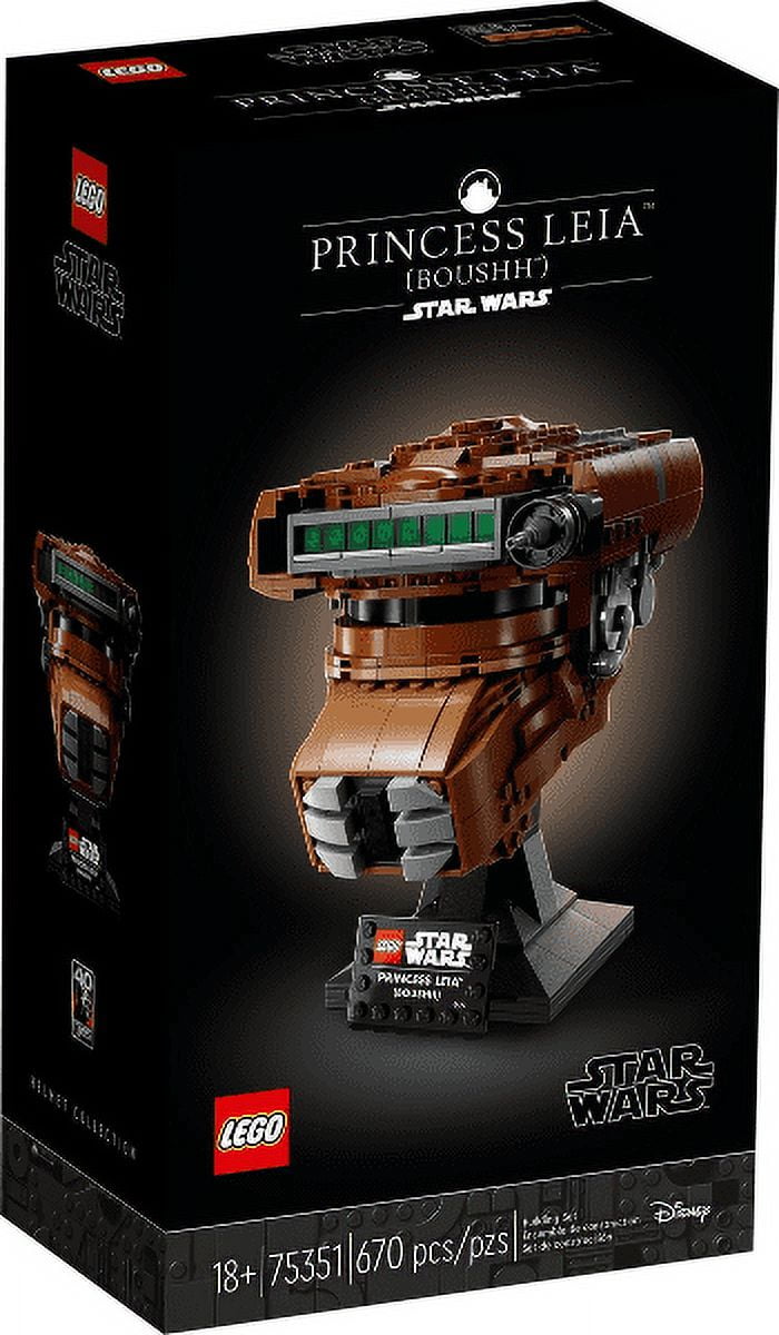 LEGO Star Wars Princess Leia (Boushh) Helmet 75351 Building Set (670 Pieces)