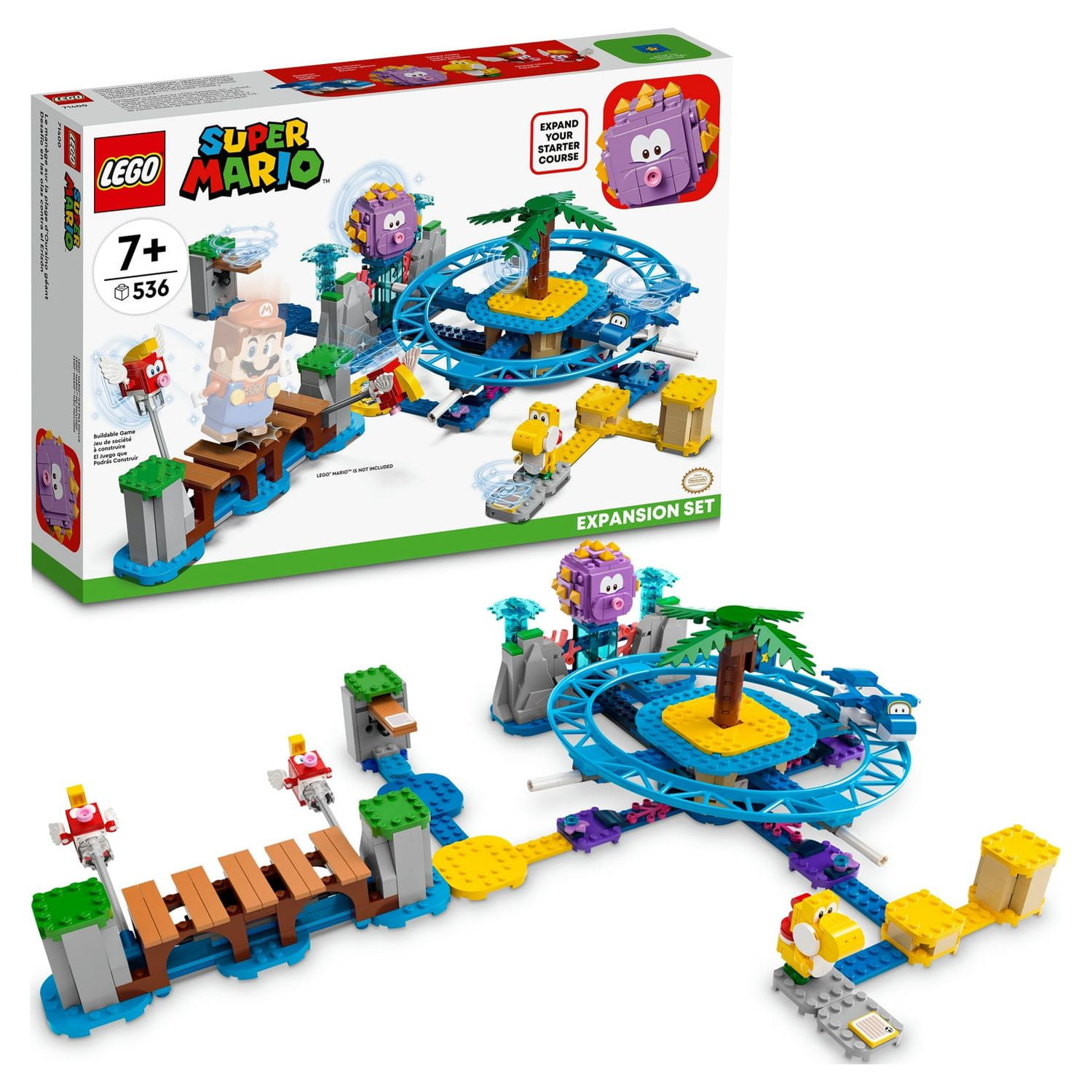 LEGO Super Mario Big Urchin Beach Ride Expansion 71400