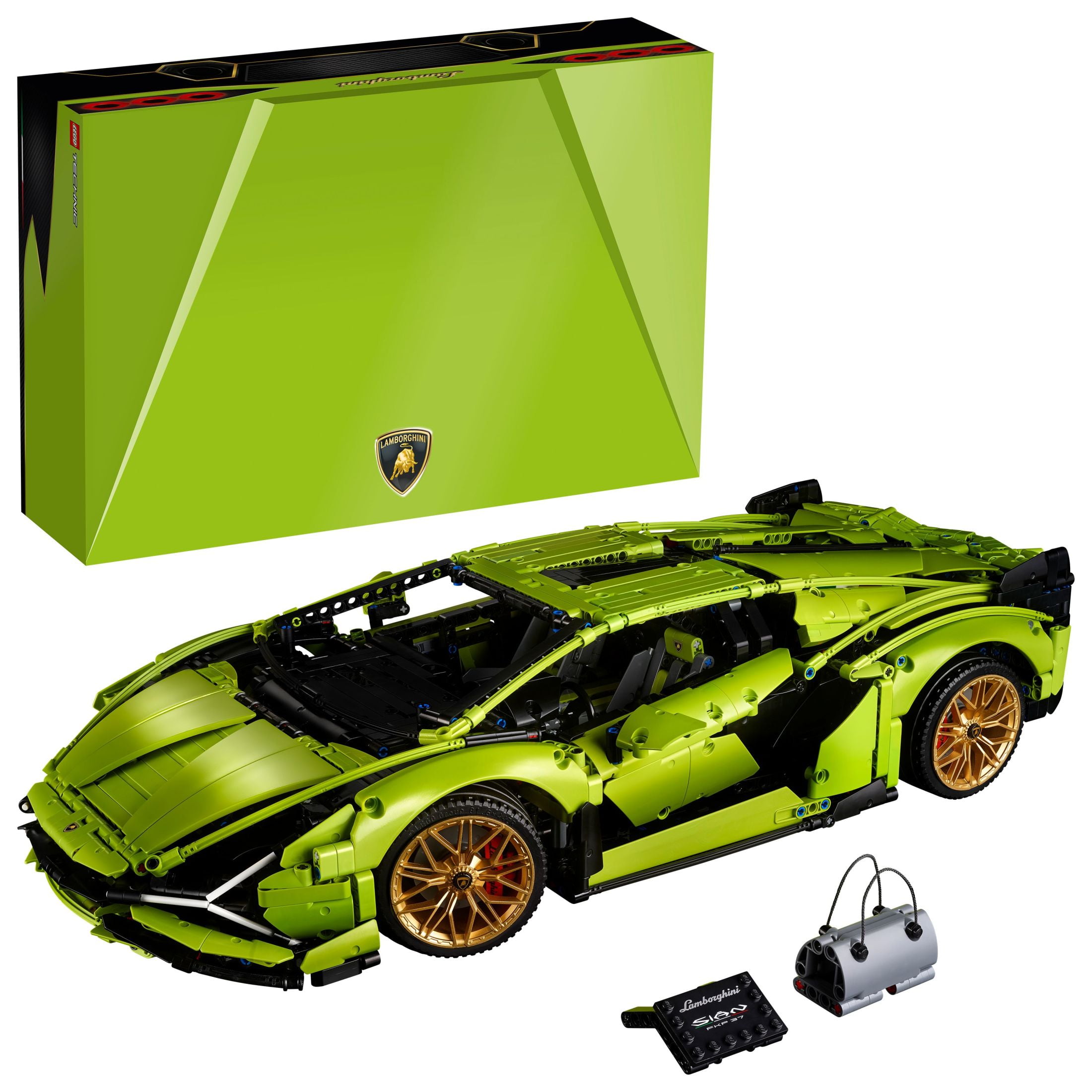 LEGO Technic Lamborghini Siân FKP 37 Building Sets for Adults - Detailed Lamborghini Model Car Kit for Men & Women, Ages 18+ Years - Display in Room as Decor - 42115