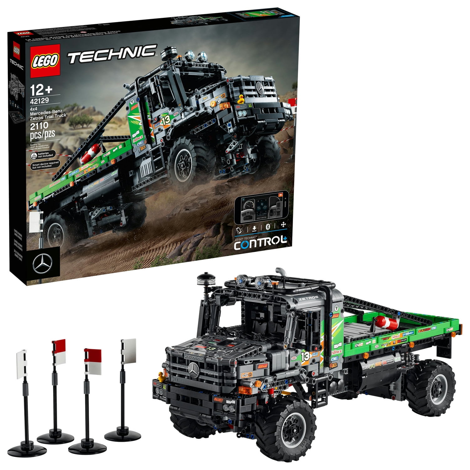 LEGO Technic 4x4 Mercedes-Benz Zetros Trial Truck 42129 Building Toy (2,110 Pieces)
