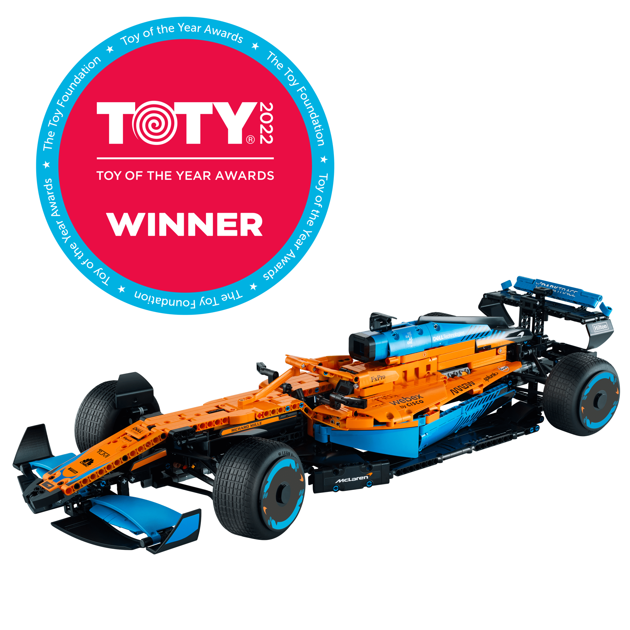 LEGO Technic McLaren Formula 1 Race Car Model Kit, F1 Birthday Gift Idea for Adults, 42141