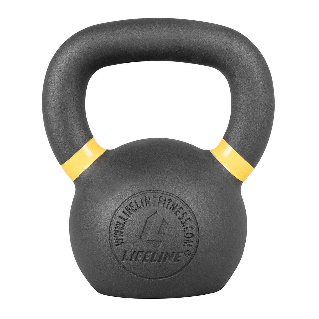 Lifeline Fitness 35 lb Cast Iron Single Kettlebell