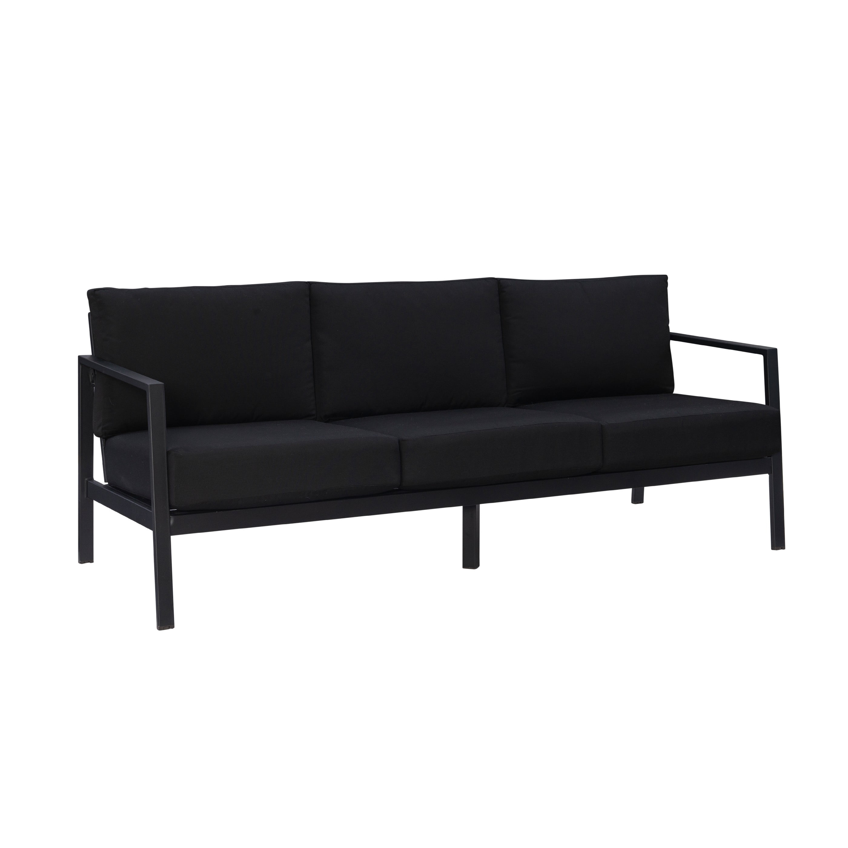 Linon Arlington Outdoor Sofa, Black