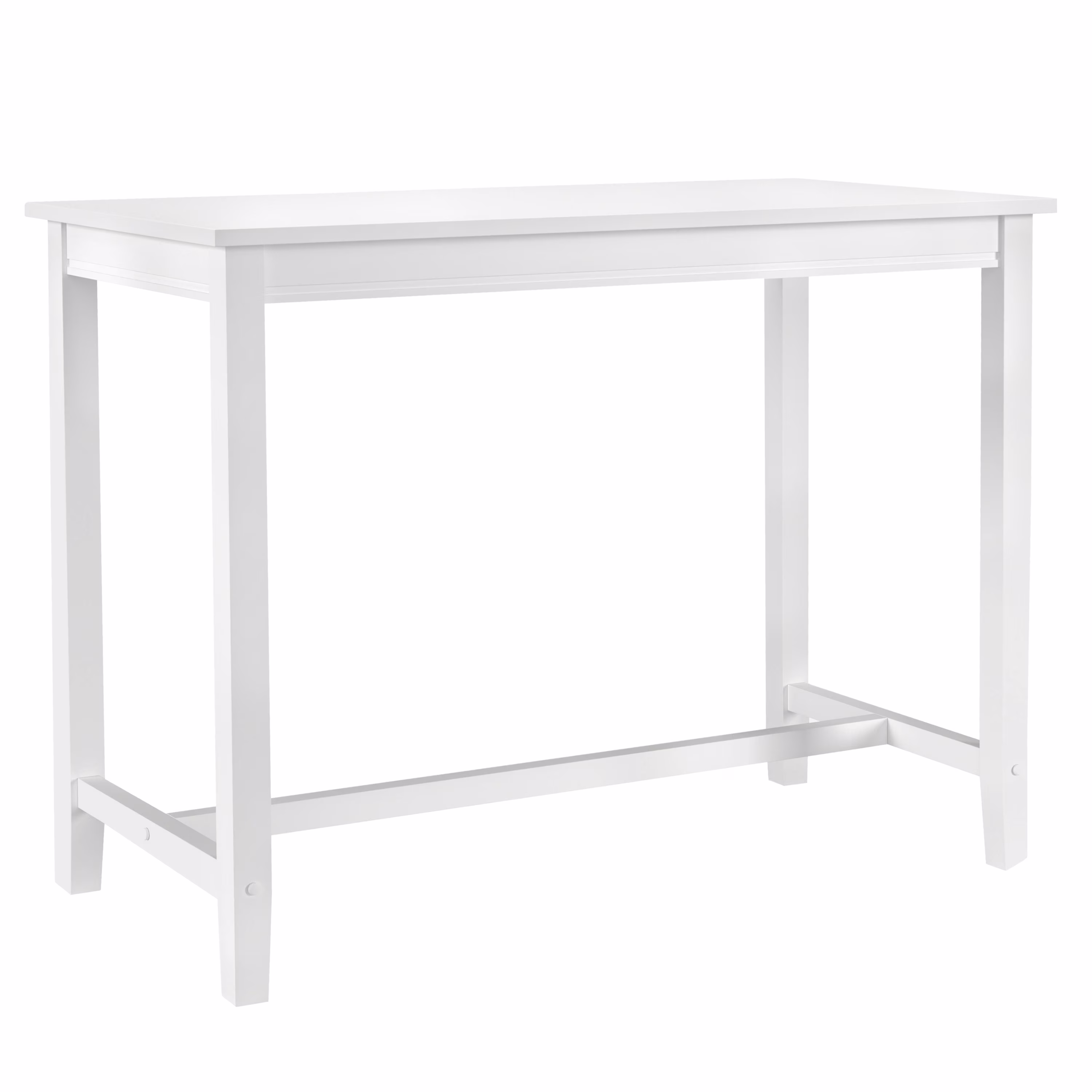 Linon Cessford Indoor Counter Height Pub Table, 36" Tall, White