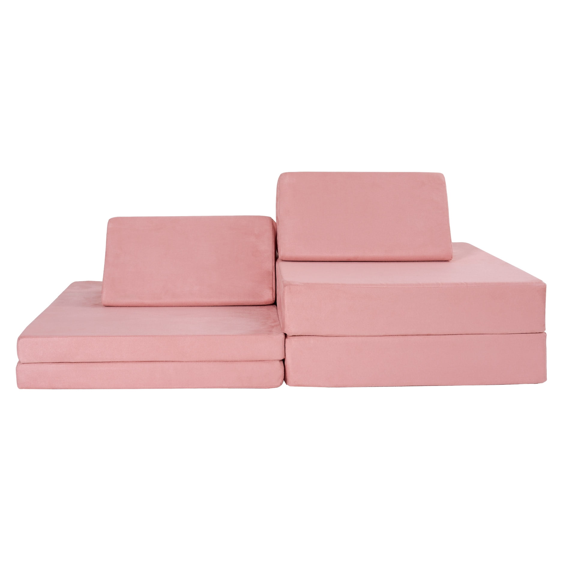 Little Nest Adventure Explorer Couch, Blush Pink for Toddlers