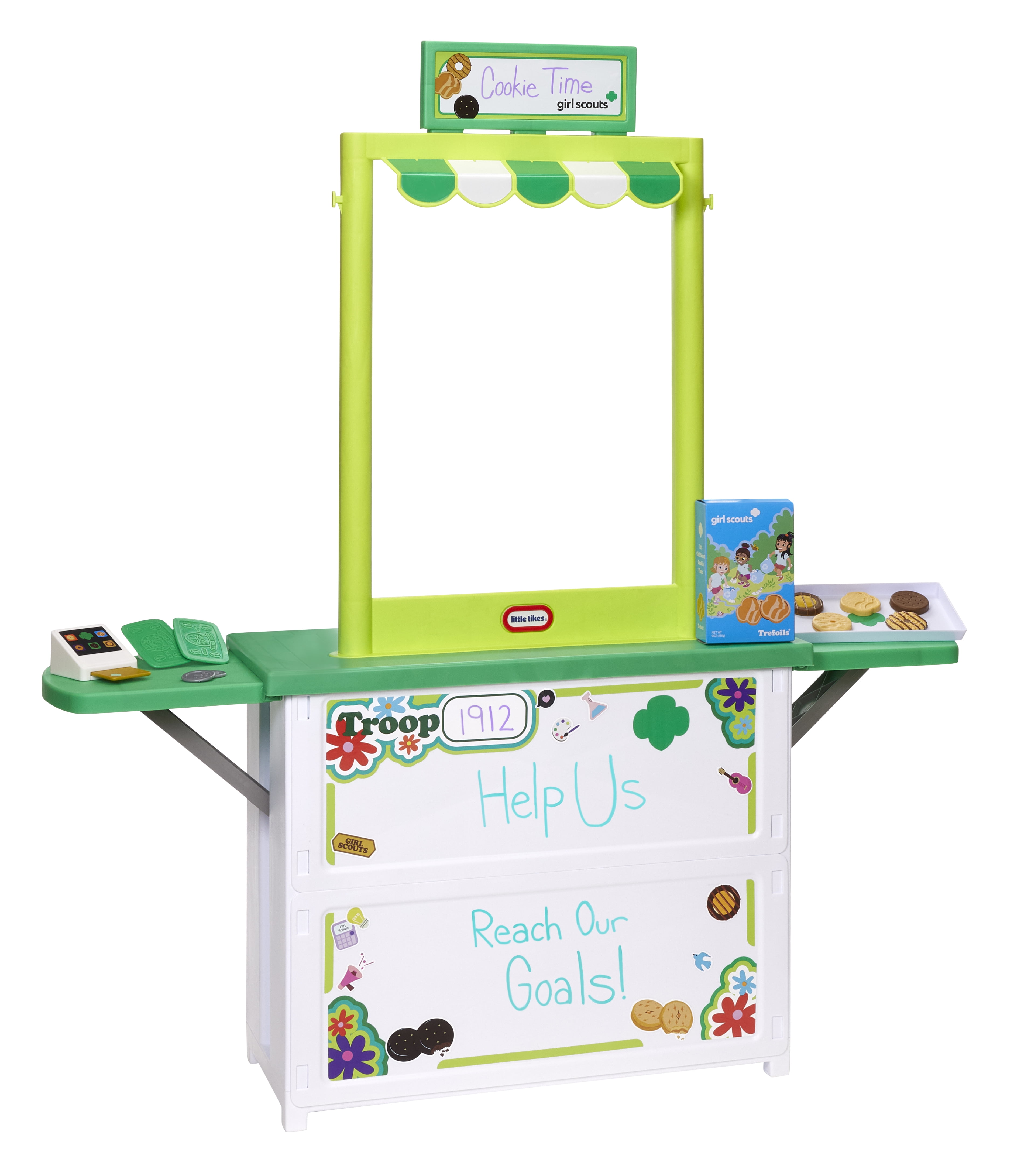 Little Tikes Girl Scout Cookie Booth Playset, Multi-Color, for Ages 3+ Years