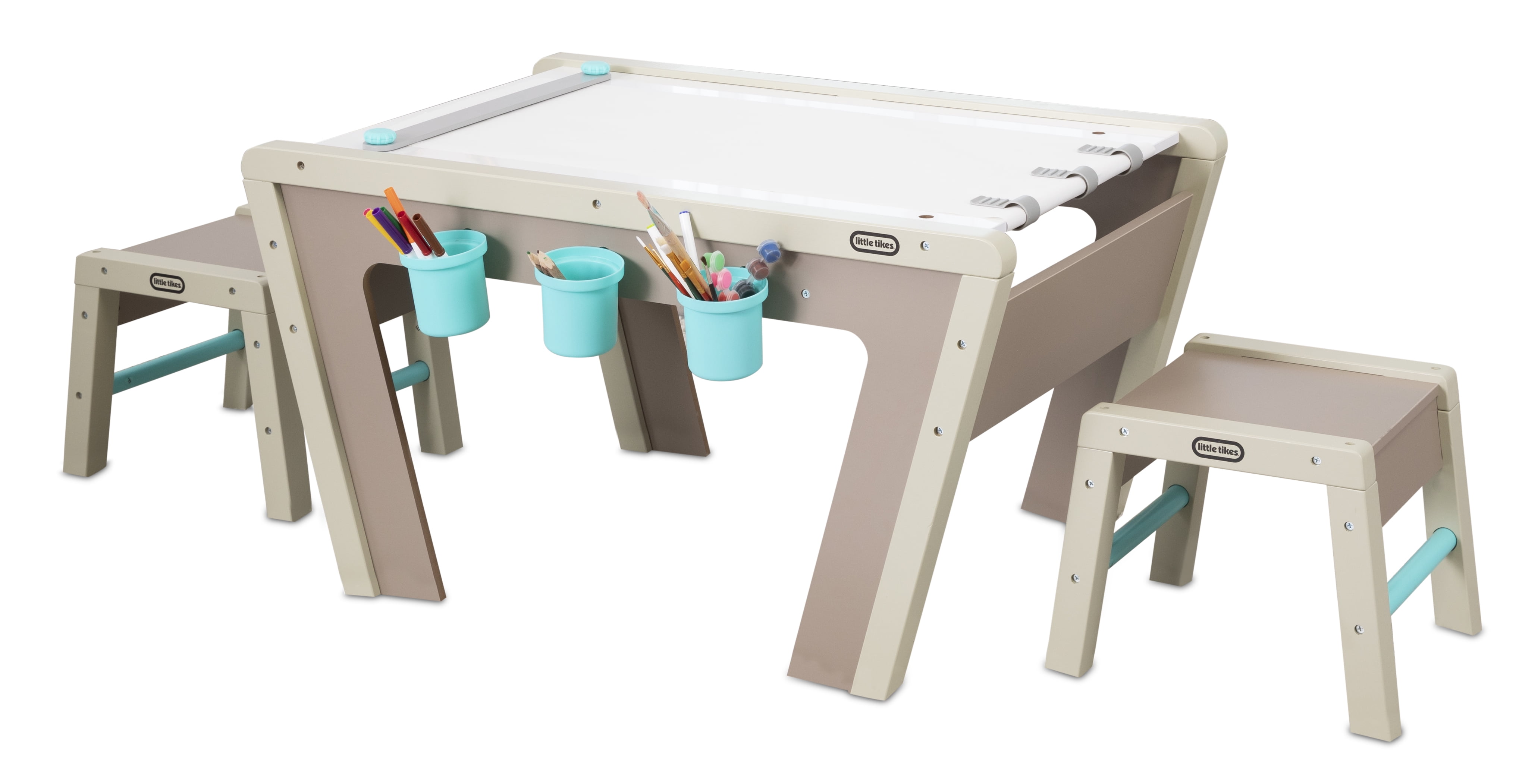 Little Tikes 2-in-1 Easel and Table, Children, Kids Activity Art Studio, Boys, Girls Ages 3-8