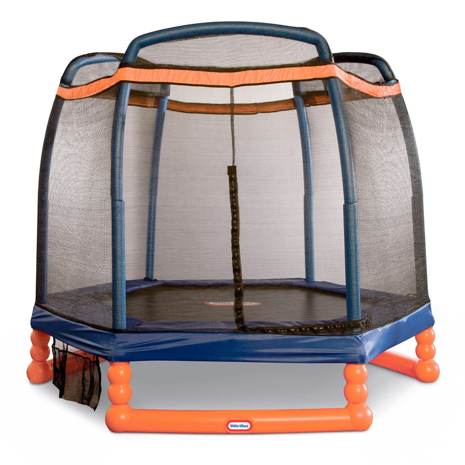 Little Tikes 7-Foot Trampoline, with Enclosure, Blue/Orange