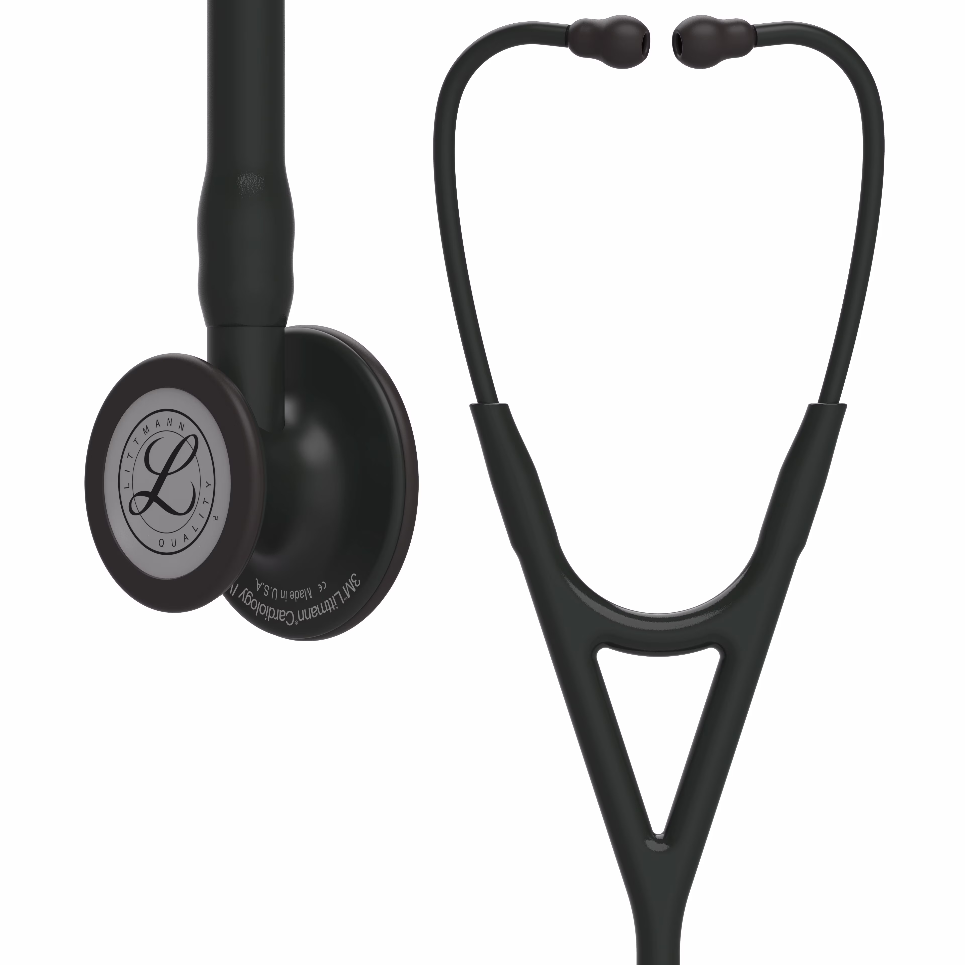 Littmann Cardiology IV Diagnostic Stethoscope, Black Edition, Tube and Stem