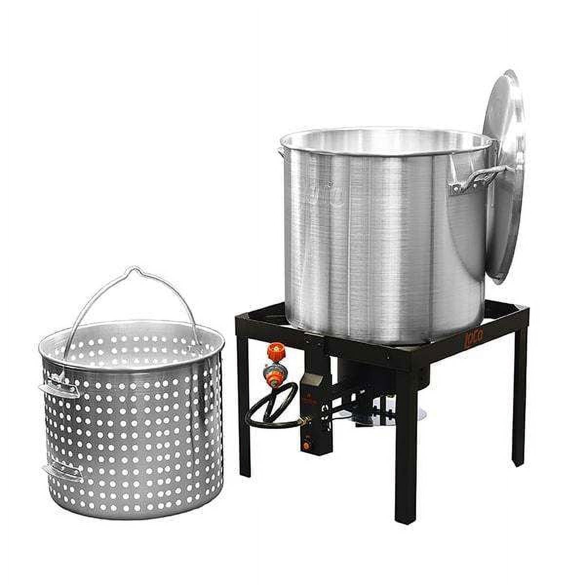 Loco Cookers 100qt Propane Outdoor Boiling Kit with T&S SureSpark