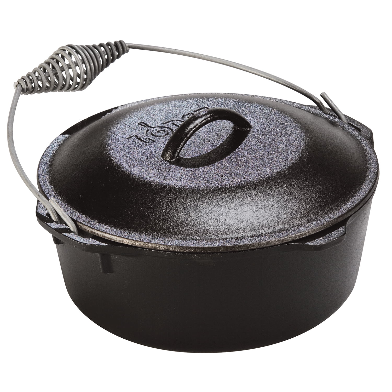 Lodge 7 Quart Cast Iron Dutch Oven With Iron Cover L10DO3