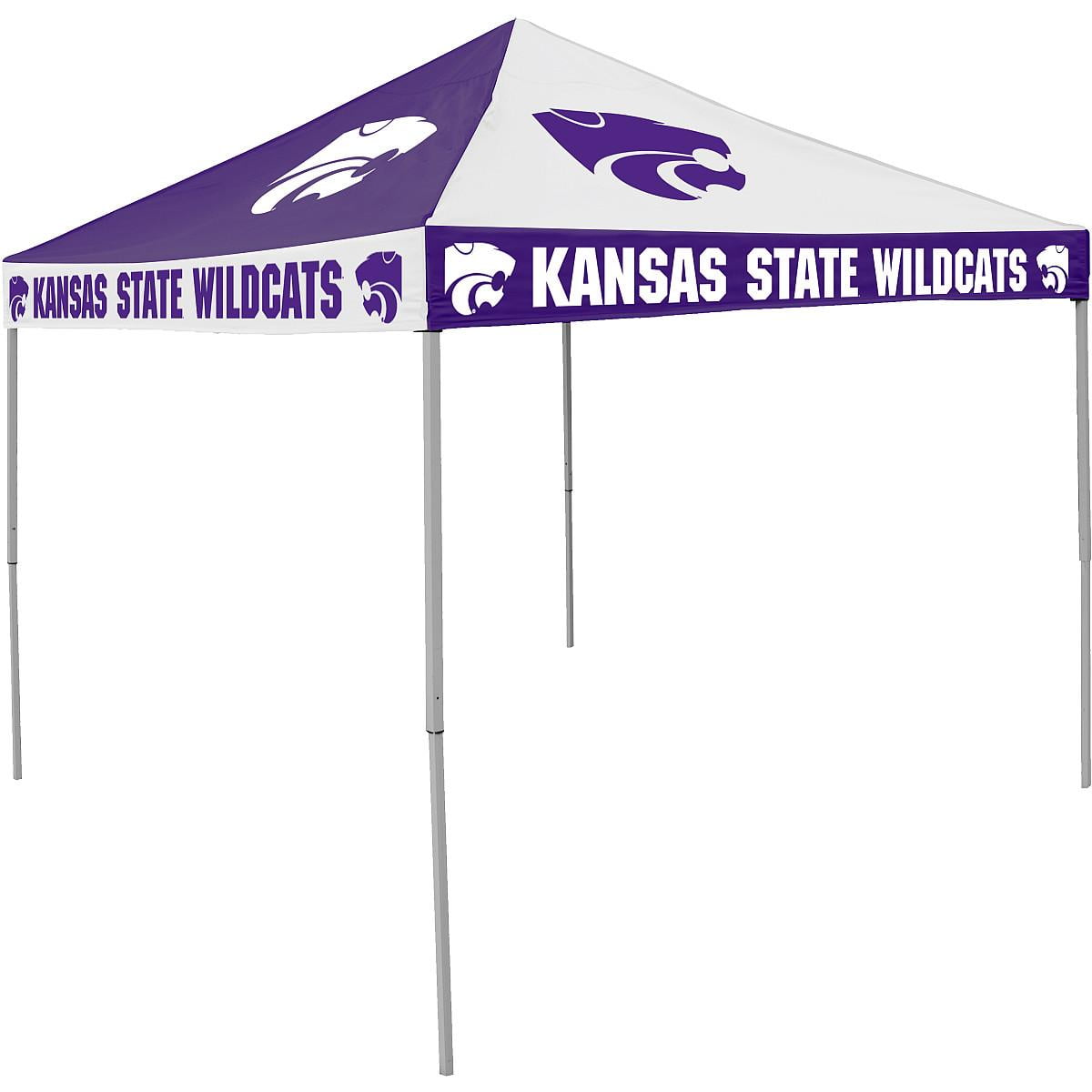 Kansas State Wildcats NCAA 9' x 9' Checkerboard Color Pop-Up Tailgate Canopy Tent