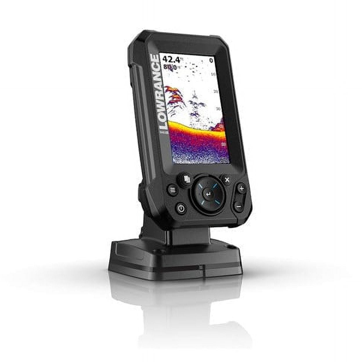 Lowrance Eagle-4x: 4" IPS Portrait Depth Sounder Fish Finder: Bullet Transducer