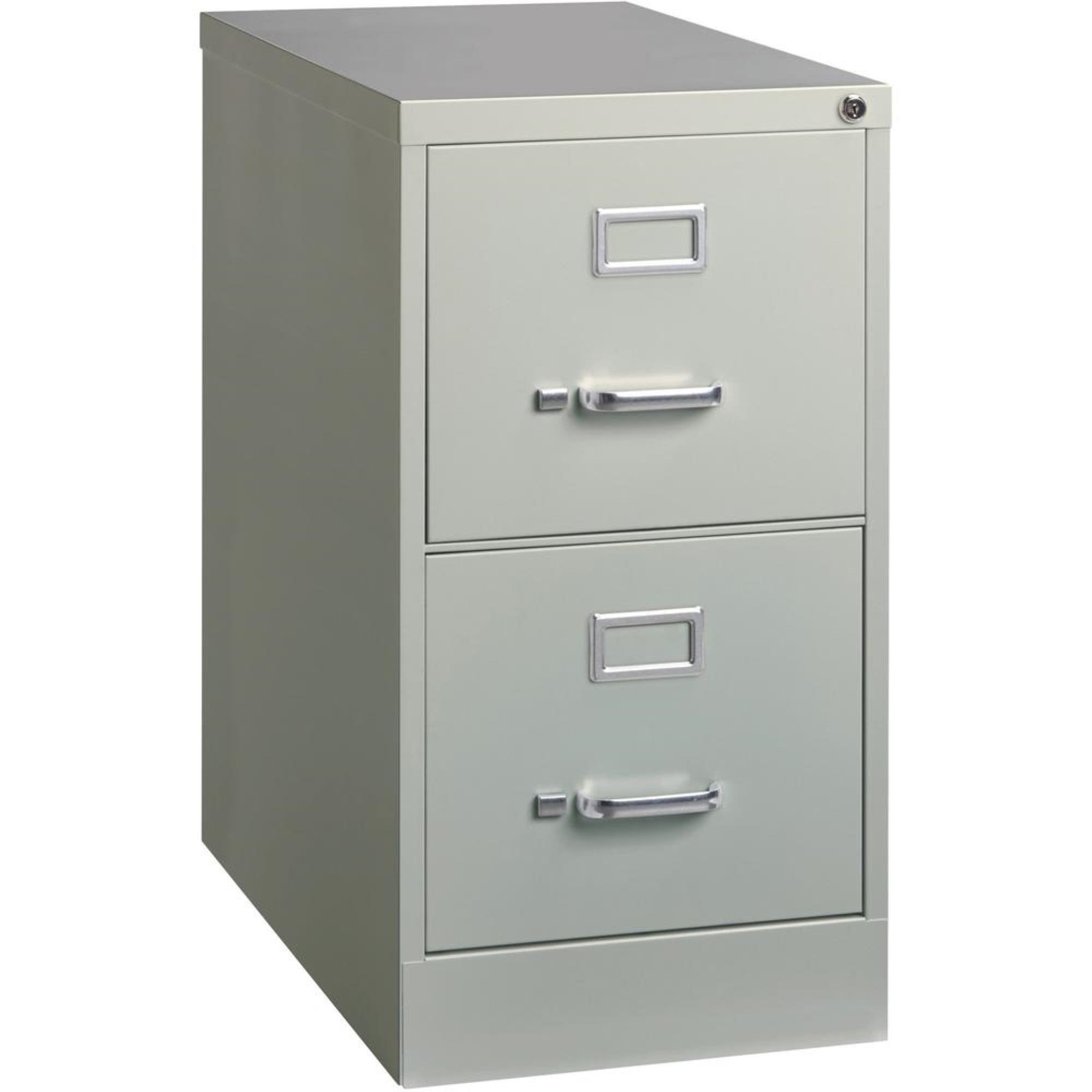 Lorell, Vertical file - 2-Drawer, 1 Each, Light Gray