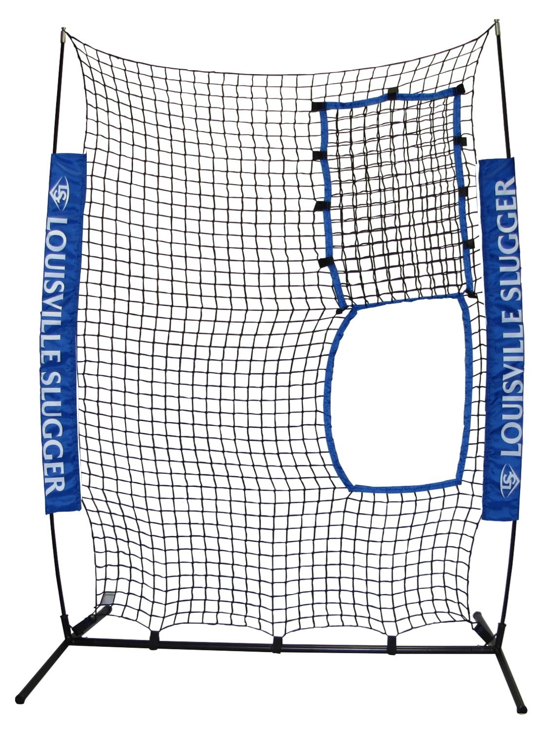 Louisville Slugger Flex Net – 7' Portable Baseball & Softball Practice Net with Carry Bag, for Hitting, Pitching & Fielding Drills