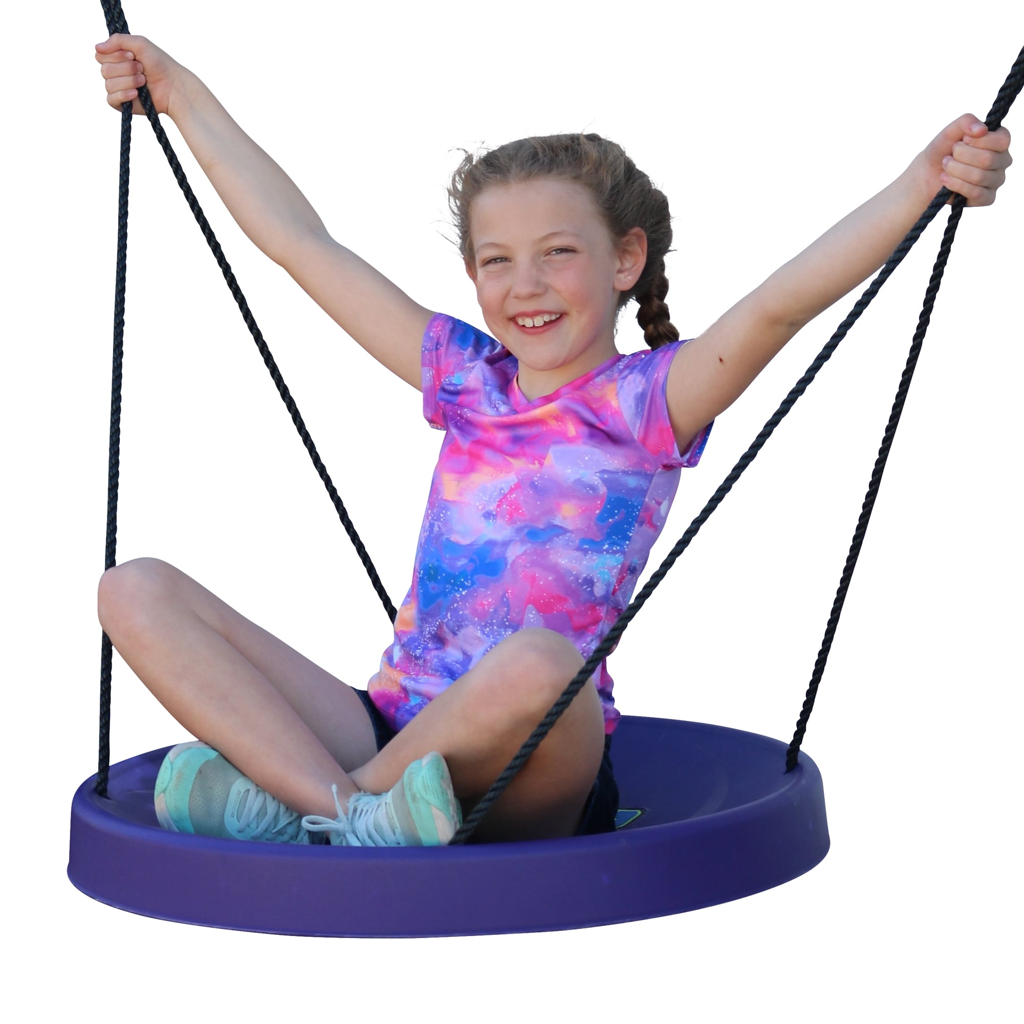 M&M Sales Enterprises Inc Air Riderz Saucer Swing - Purple