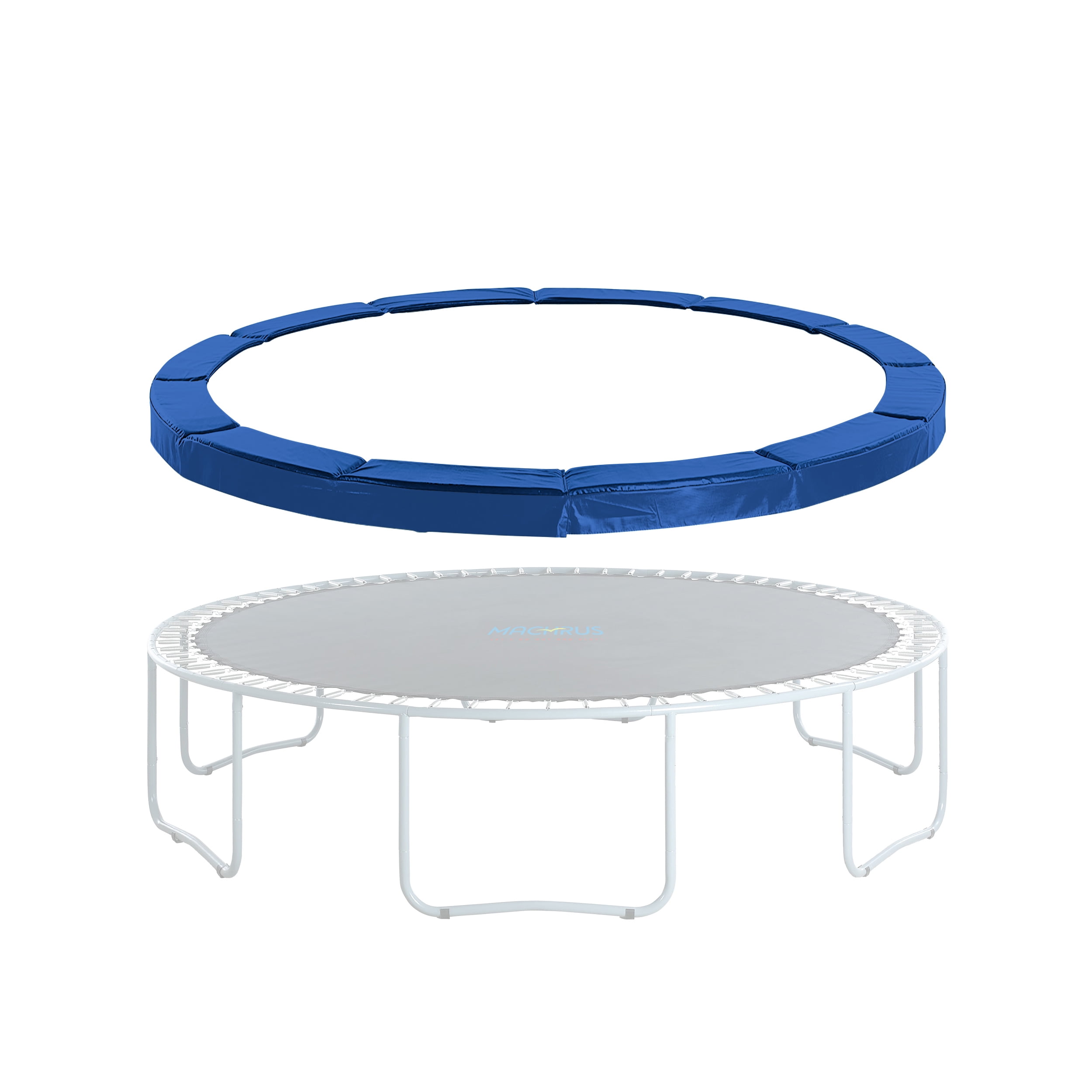 Machrus Upper Bounce Trampoline Super Spring Cover - Safety Pad, Fits 13 FT Round Trampoline Frame - Blue