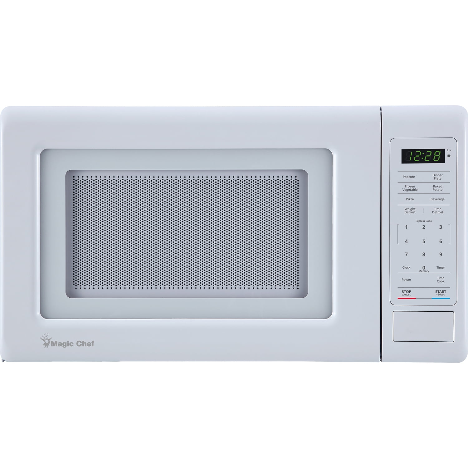 Magic Chef MC77MW 0.7-Cu. Ft. 700-Watt Countertop Digital Touch Microwave (White)