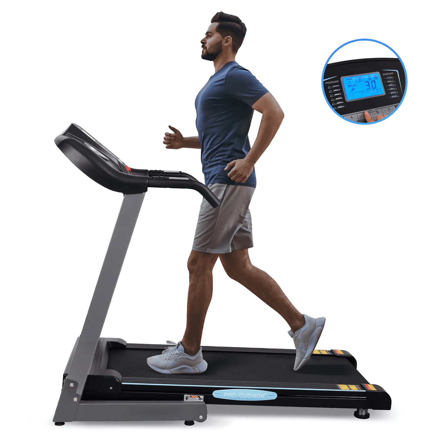 MaxKare 2.5 HP Treadmills for Home with 12 Levels Auto Incline, 8.5 mph Speed 15 Preset Program, 220lbs Max Weight