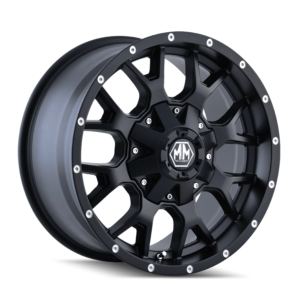 Mayhem Warrior-8015 17X7.5 5X110/5X127 30Et 72.62Cb Matte Black