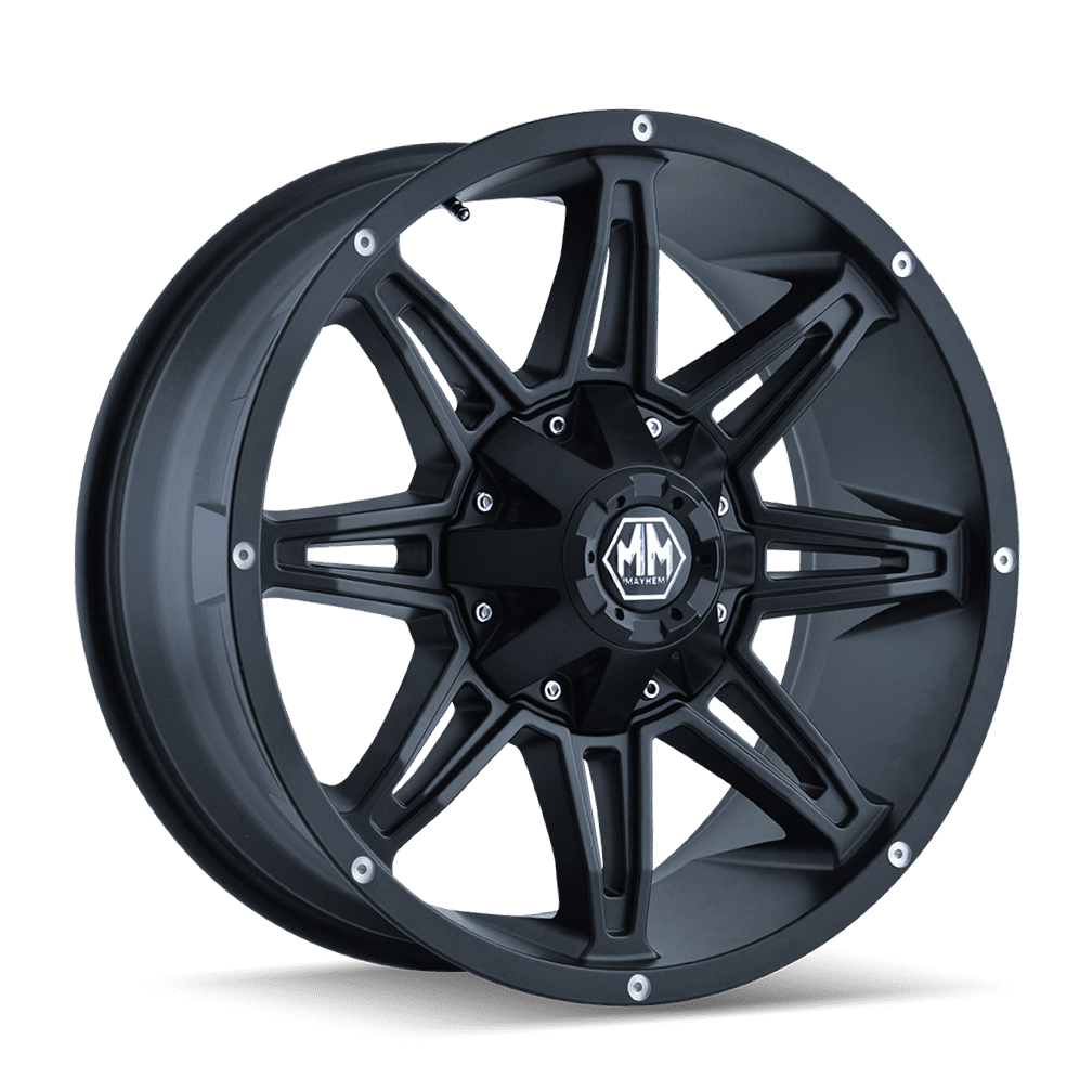 Mayhem Rampage-8090 20X10 5X127/5X139.7 -25Et 87Cb Matte Black
