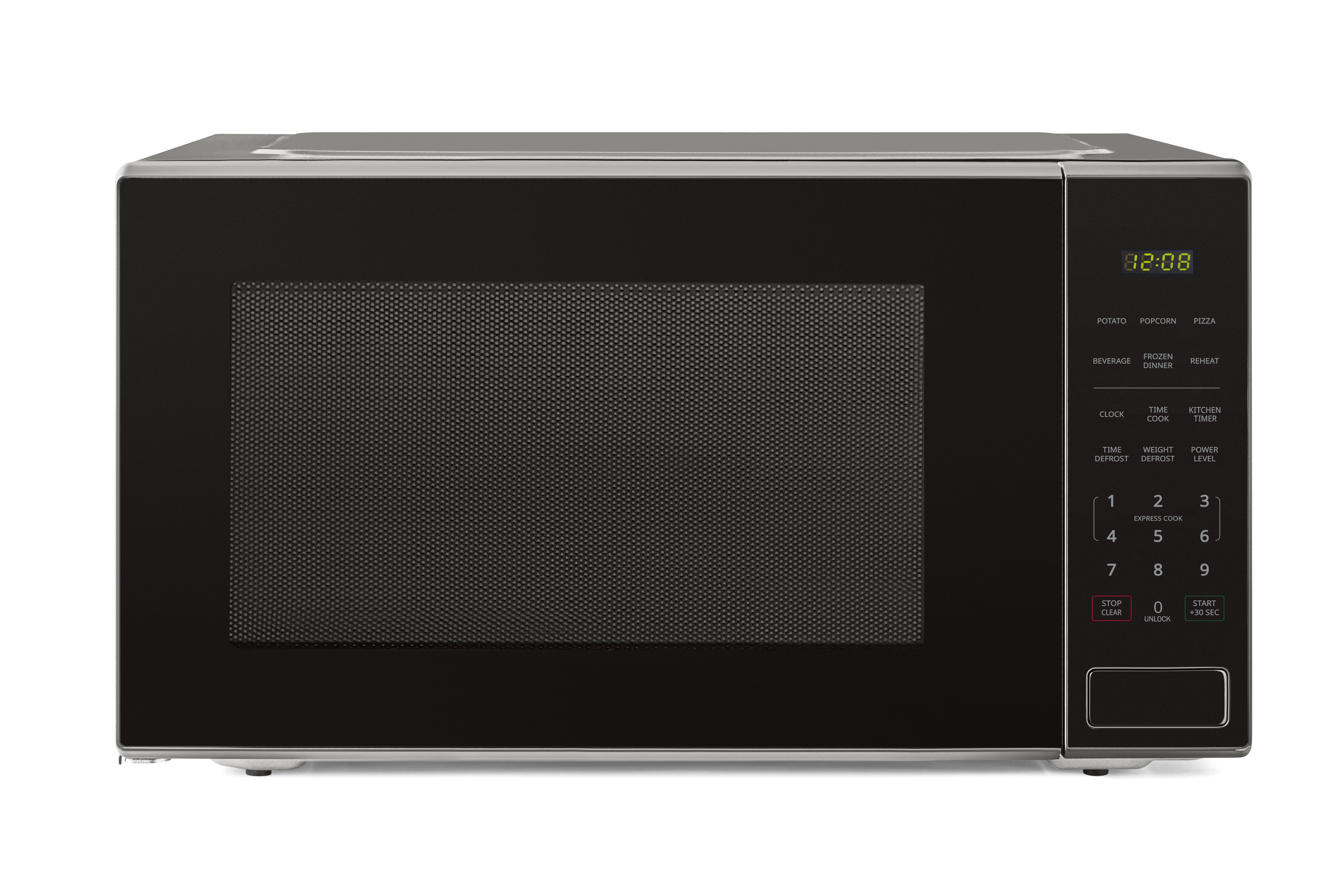 Mainstays 2.2 cu ft Countertop Microwave Oven, Black, New