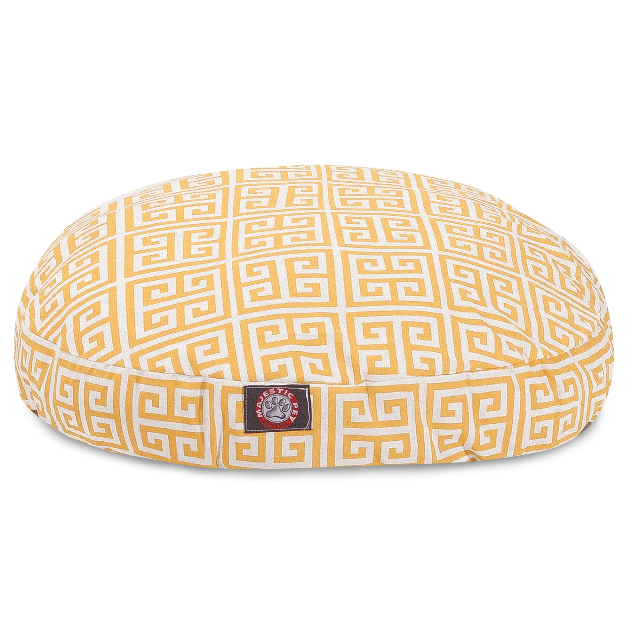 Majestic Pet | Towers Round Pet Bed For Dogs, Removable Cover, Citrus, Small