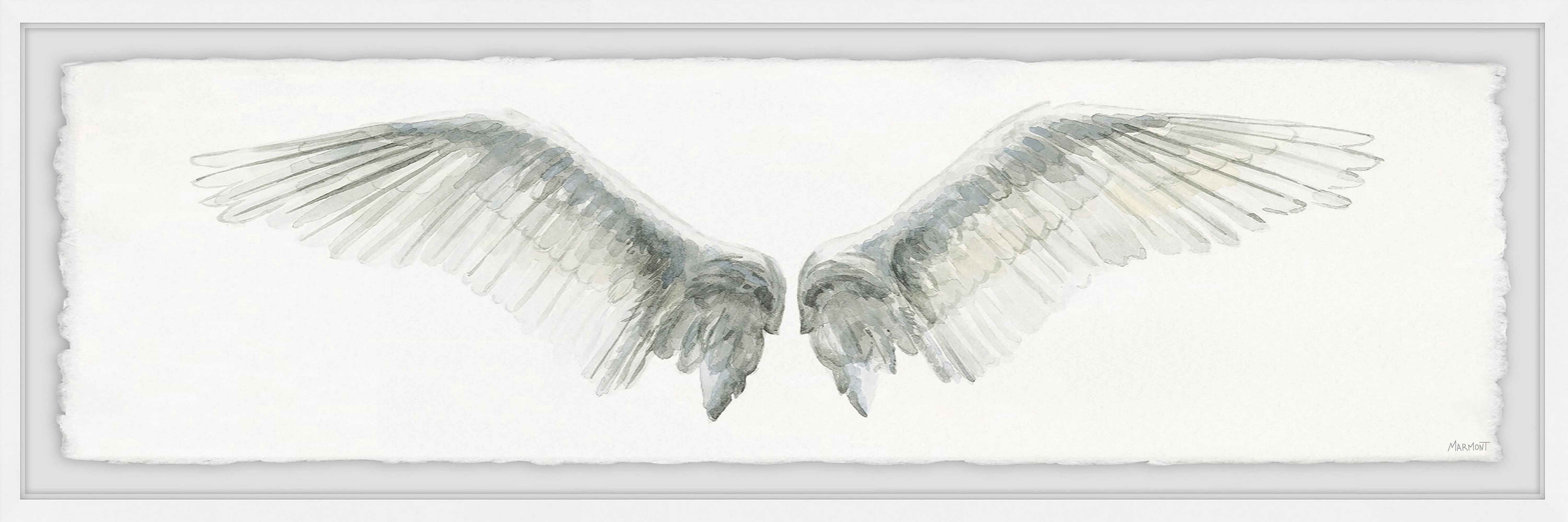 Marmont Hill Wing Span Framed Wall Art, 1.50" x 30.00"