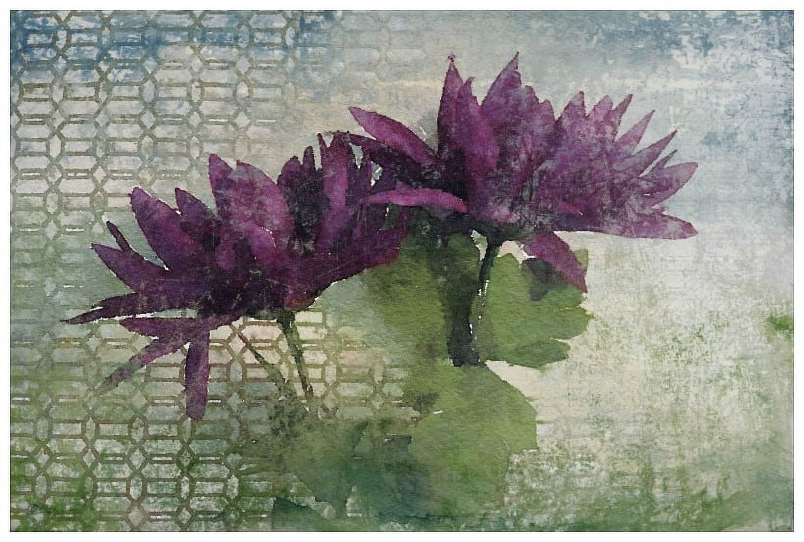 Marmont Hill Mh-Mwworl-816115-C-36 24" X 36" "Watercolor Garden 7" Giclee Art Print On