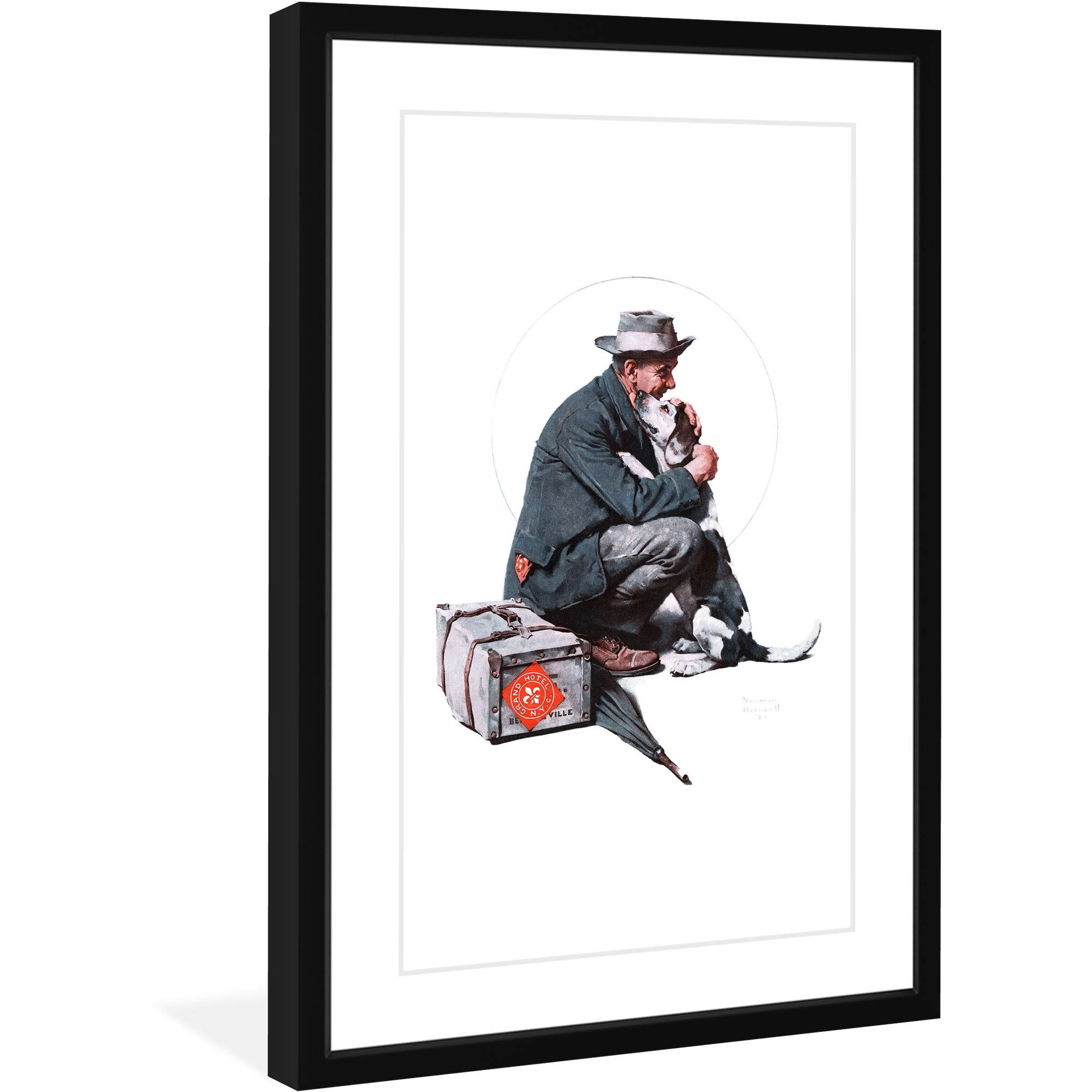Marmont Hill "Pals" by Norman Rockwell Framed Art Print