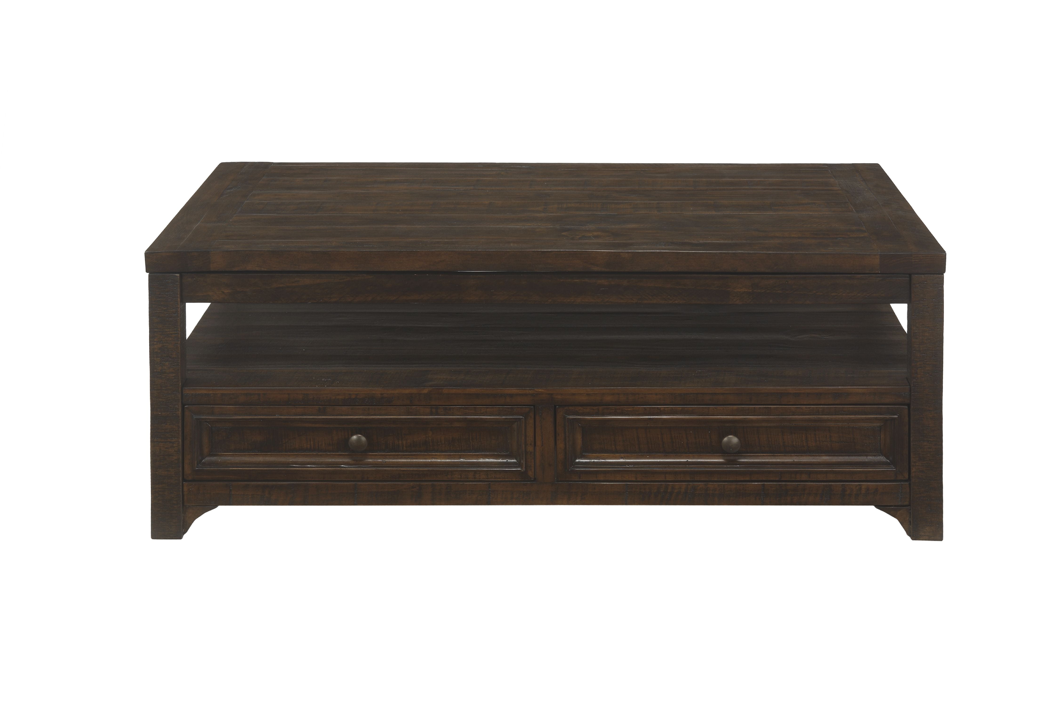 Martin Svensson Home Lisbon Lift-Top Coffee Table, Dark Mocha