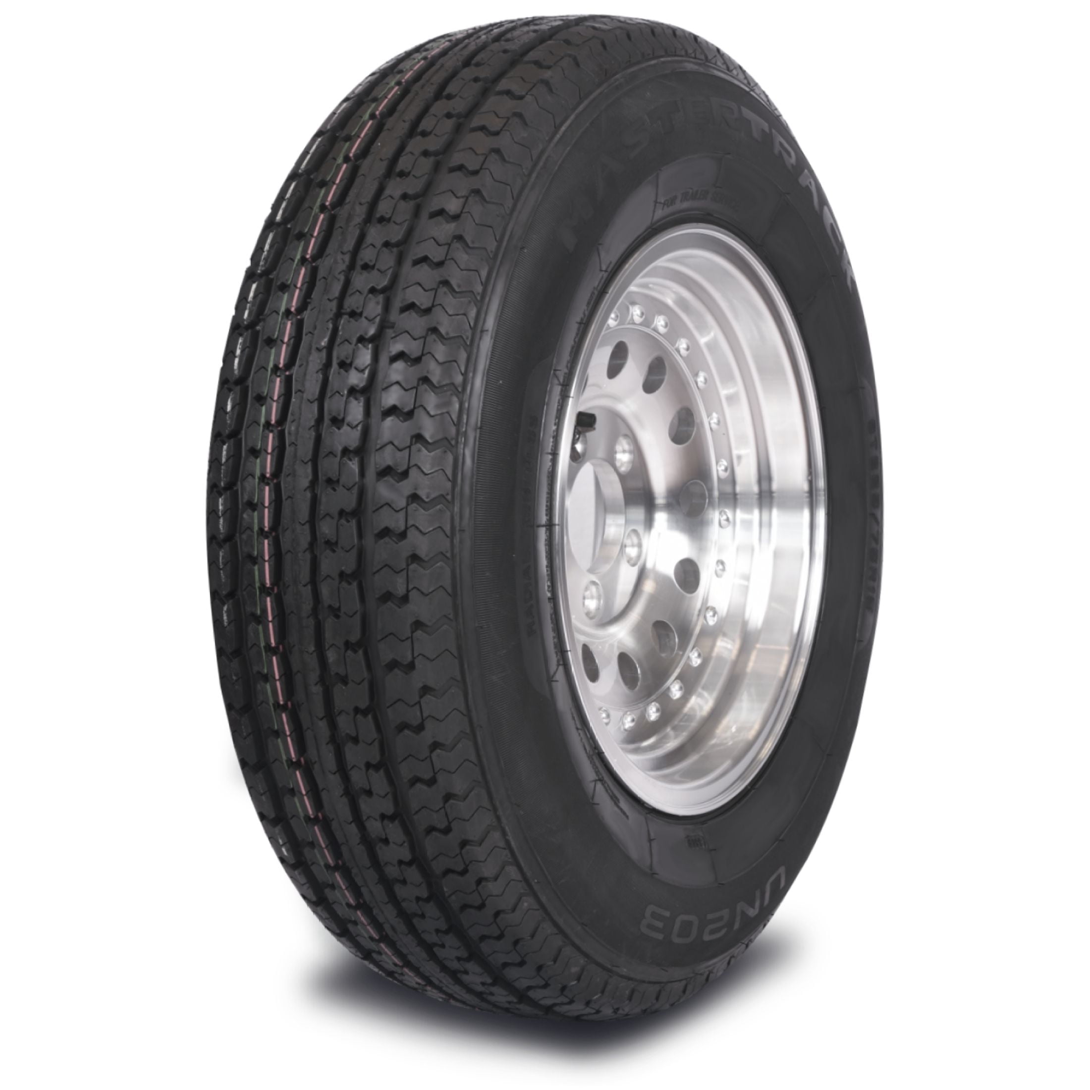 Mastertrack UN203 ST205/75R14 6 Ply 100/96N Load Range C Radial Trailer Tire - ST 205/75/14 205/75R14 (Tire Only)