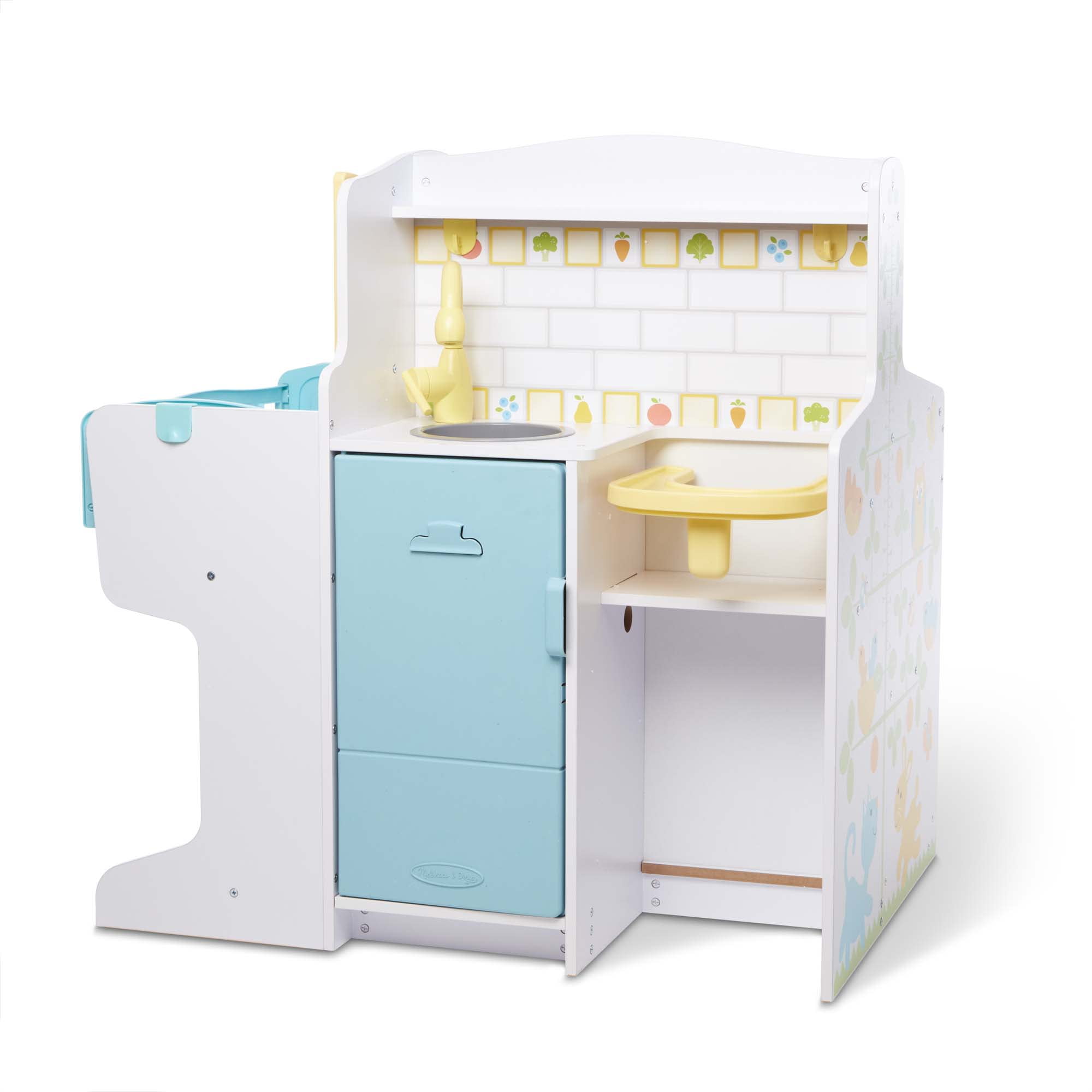 Melissa & Doug Mine to Love Baby Care Activity Center for Dolls - Kitchen, Nursery, Bathing-Changing