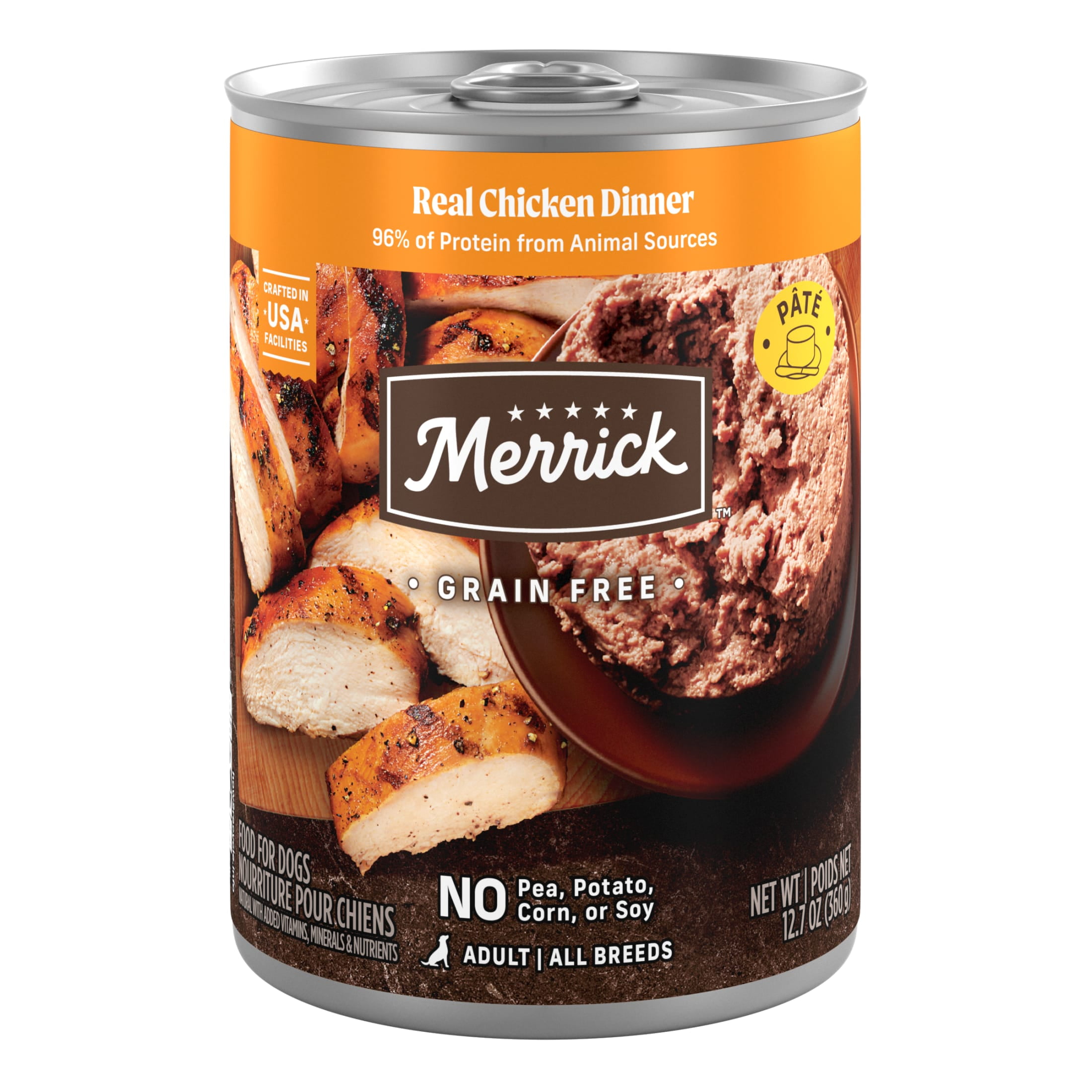 Merrick Backcountry Real Chicken Wet Dog Food Variety Pack, Grain Free, 12.7 oz (12 Pack)