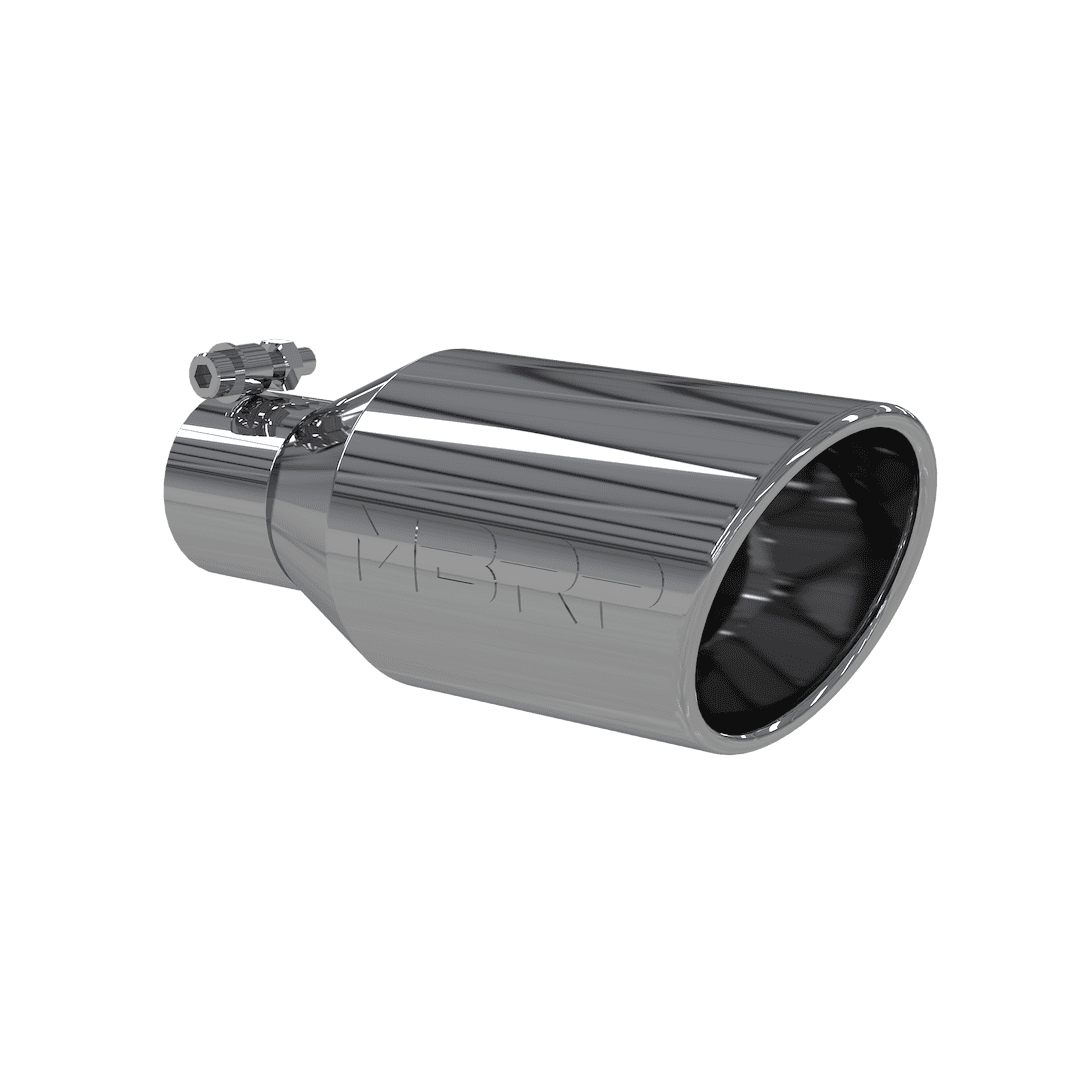 MBRP Universal Tip 4.5 O.D. Angle Rolled End 2.5 Inlet 11in Length - T304