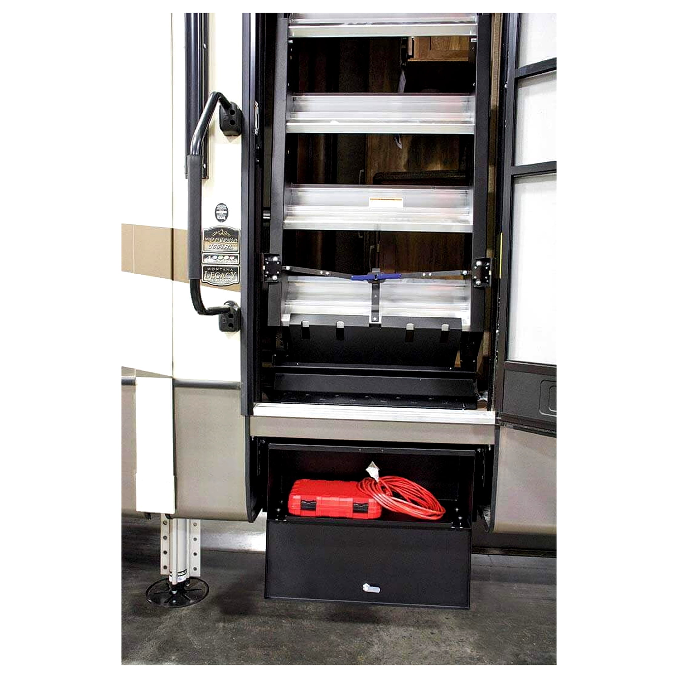 MORryde SP54099 10 in. Under Step Storage Box