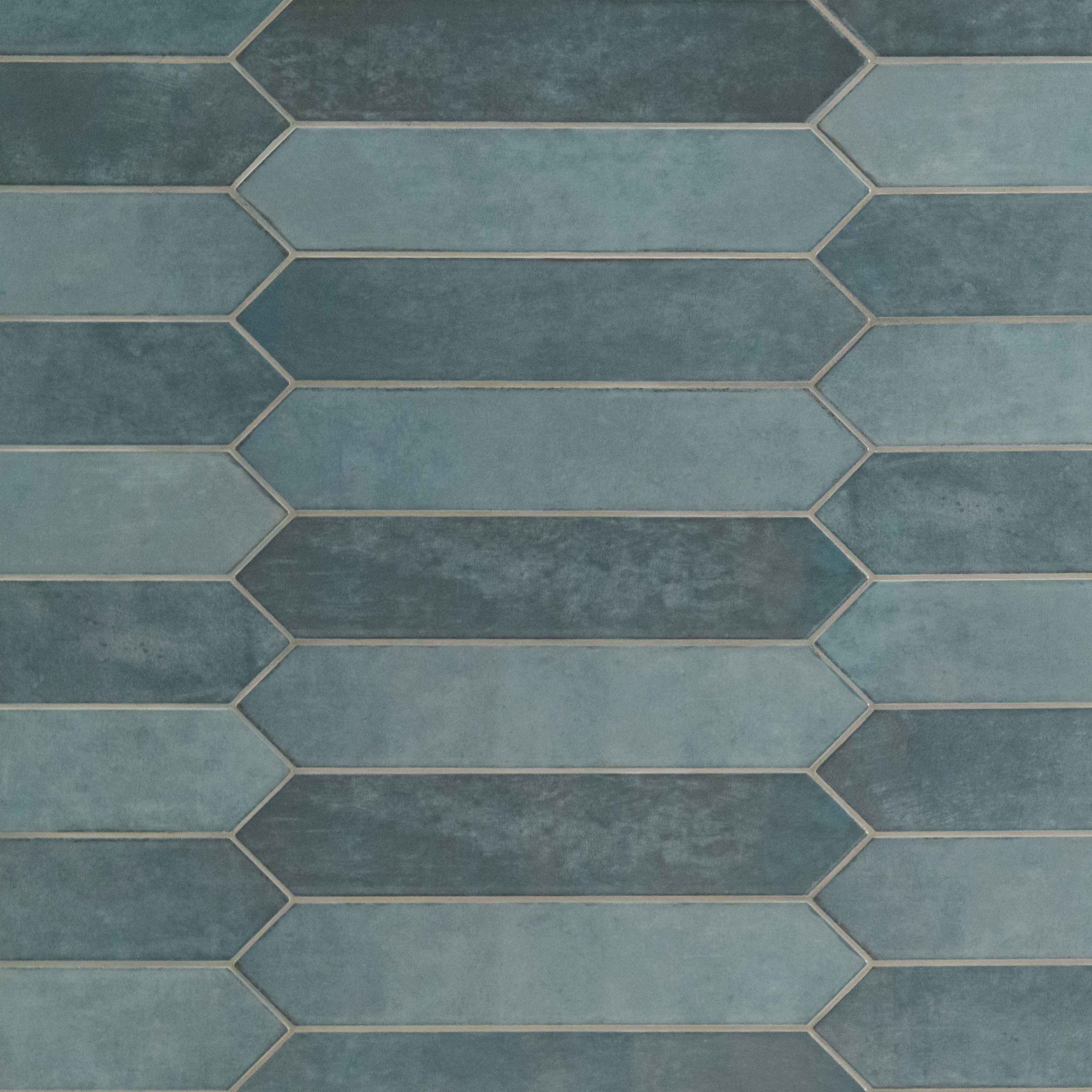 MSI Renzo Denim Picket 2.5 In. X 13 In. Glossy Ceramic Wall Tile (12.214 Sq. Ft./Case)