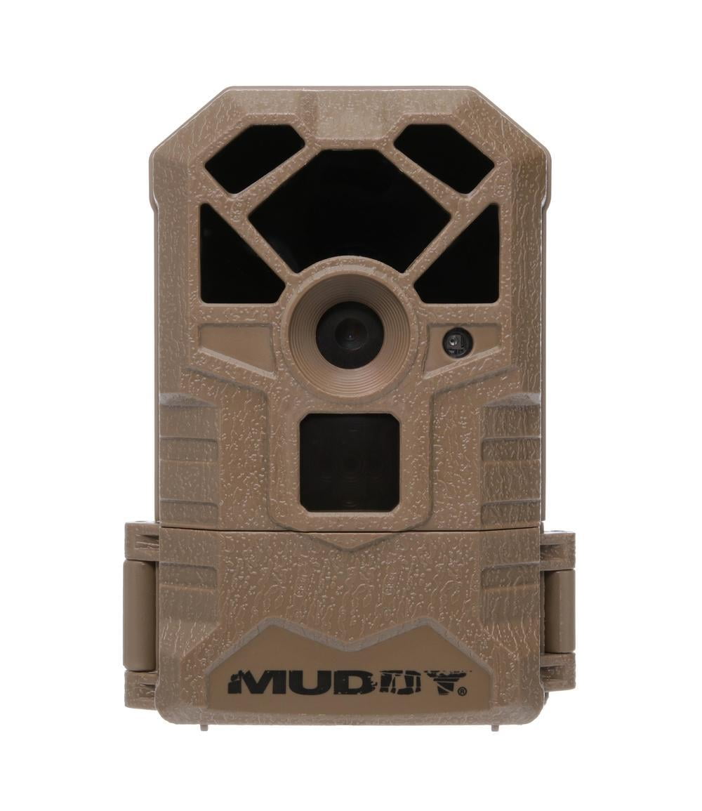 MUDDY Pro Cam 14 MTC100K Combo - 14MP & 480 Video at 30FPS 0.7 Sec Trigger Speed 80ft Detection IR Range Durable Hunting Outdoor Scouting Trail Camera, AA Batteries & 16GB Memory Card Included