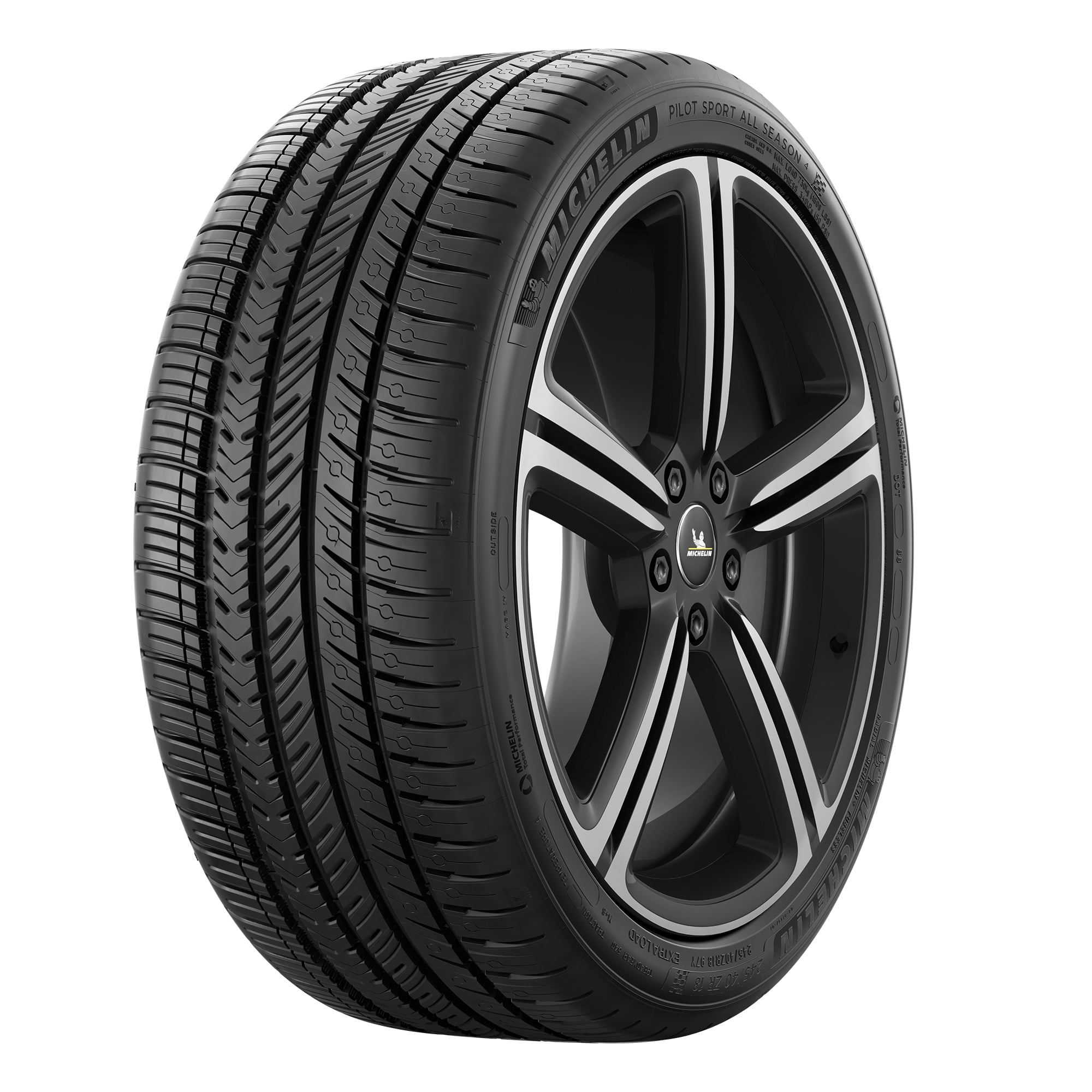 Michelin Pilot Sport All Season 4 All Season 255/35ZR21 98W XL Passenger Tire